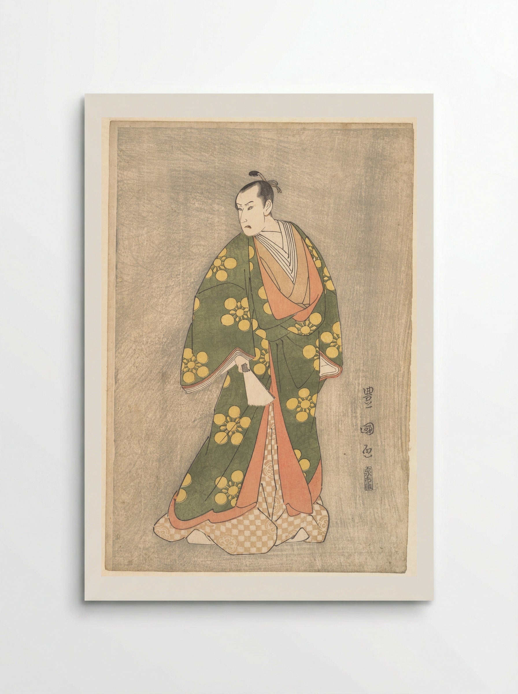 Bandō Hikosaburō III in the Role of Sugawara no Michizane - Utagawa Toyokuni I - Poster