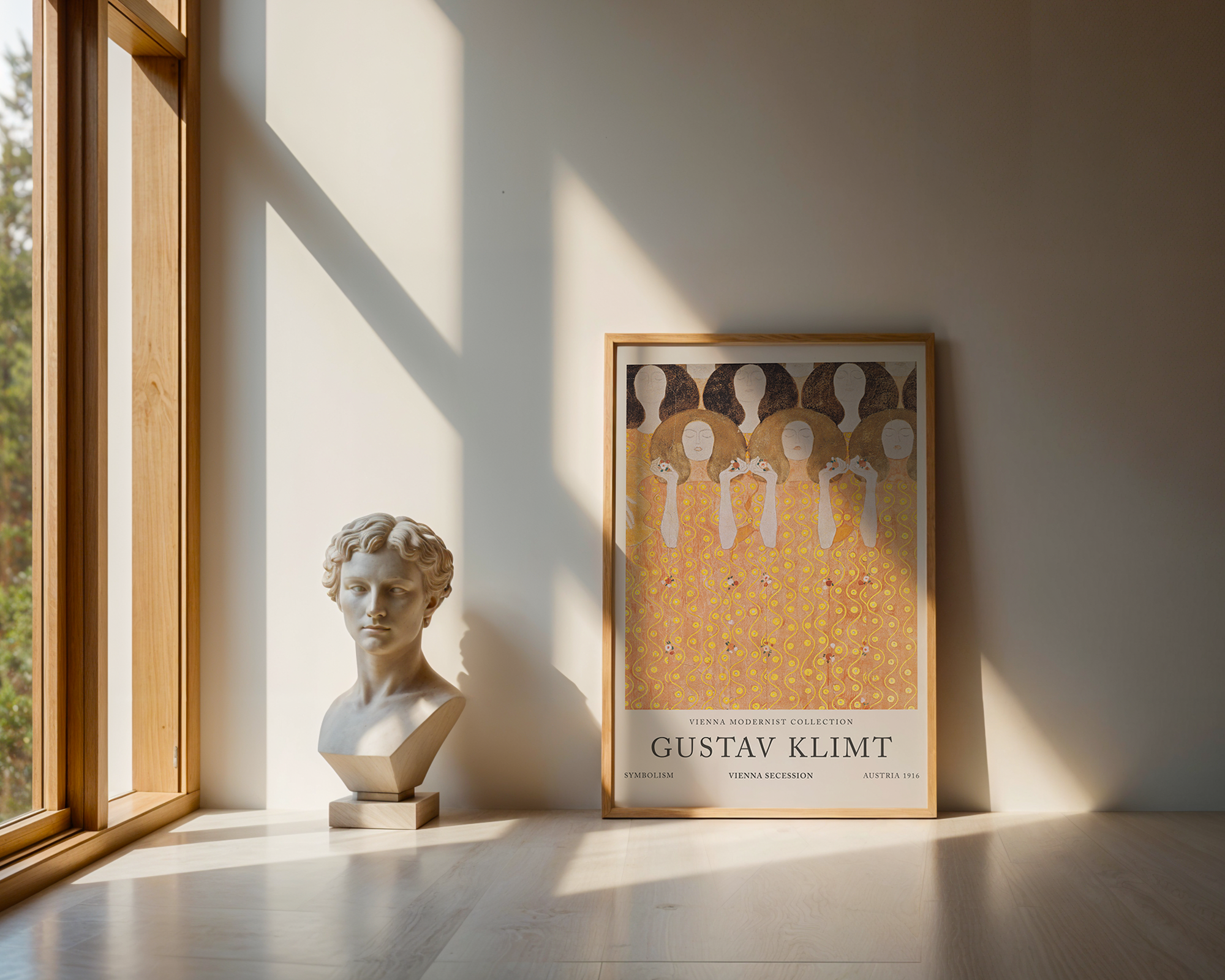 Beethoven-Frieze,-Secession-Building---Gustav-Klimt mockup