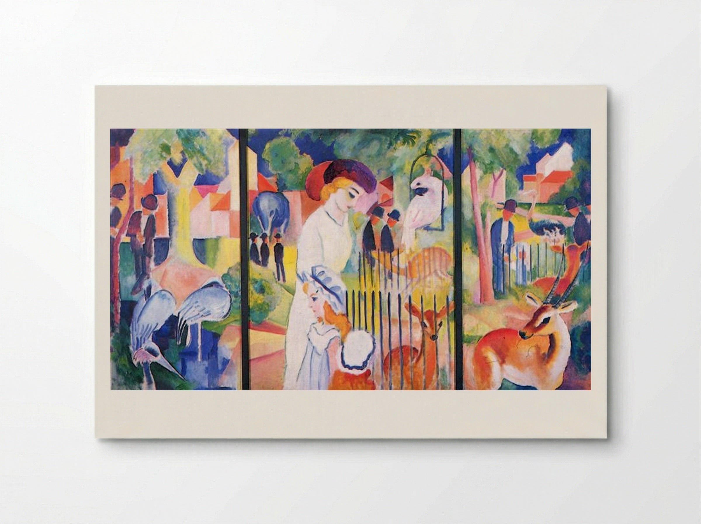 Big Zoo, Triptych - August Macke - Poster