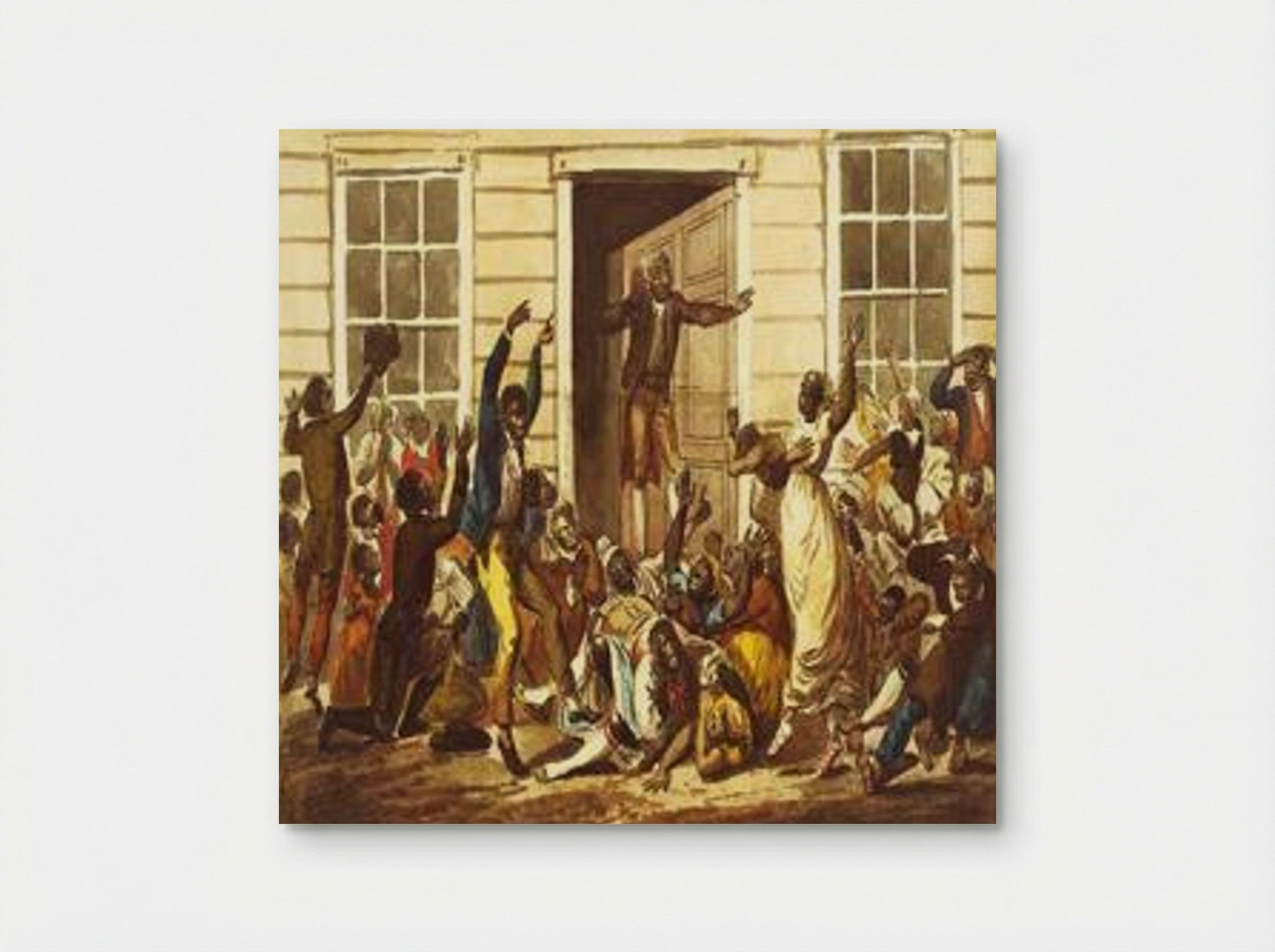 Black People's Prayer Meeting - John Lewis Krimmel - Poster