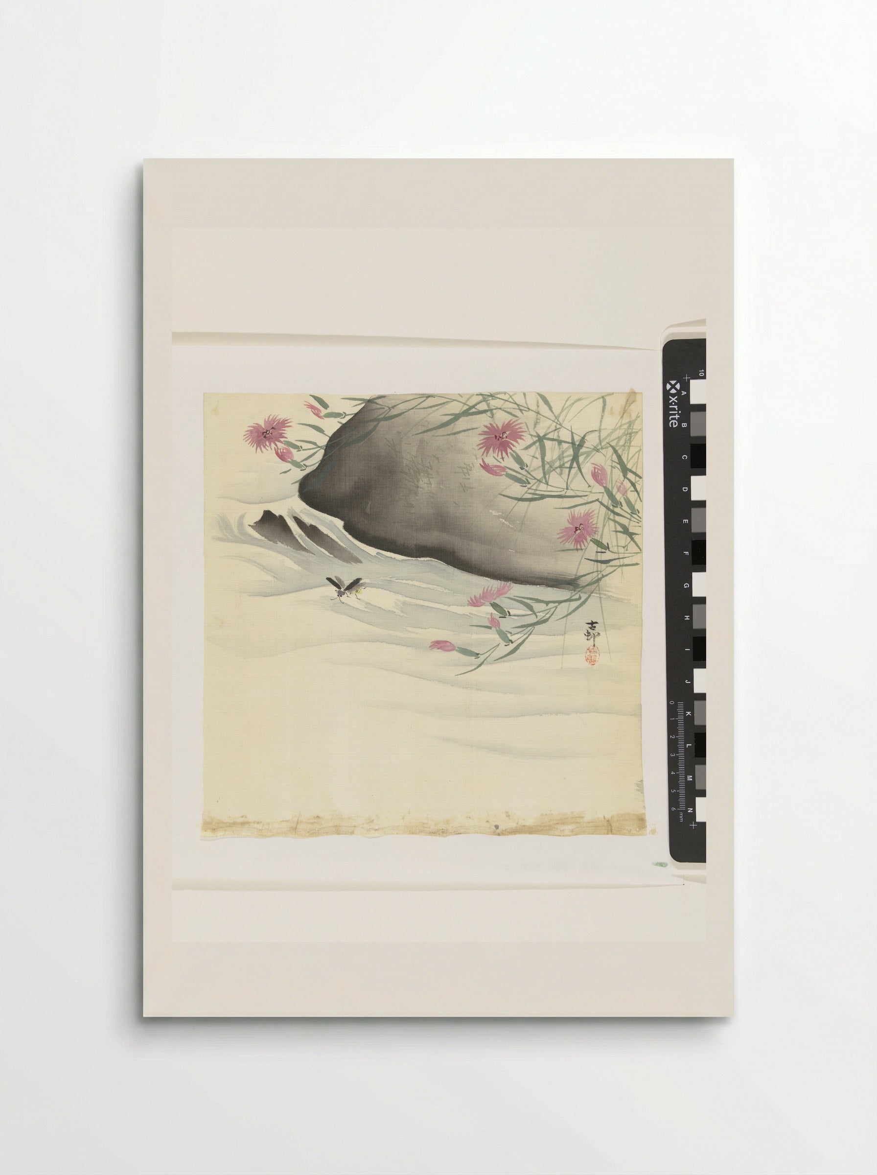 Bloemen aan waterkant - Ohara Koson - Poster