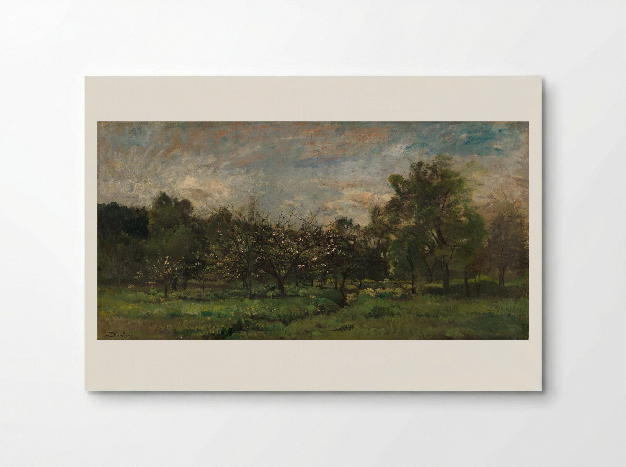 Boomgaard - Charles-François Daubigny - Poster