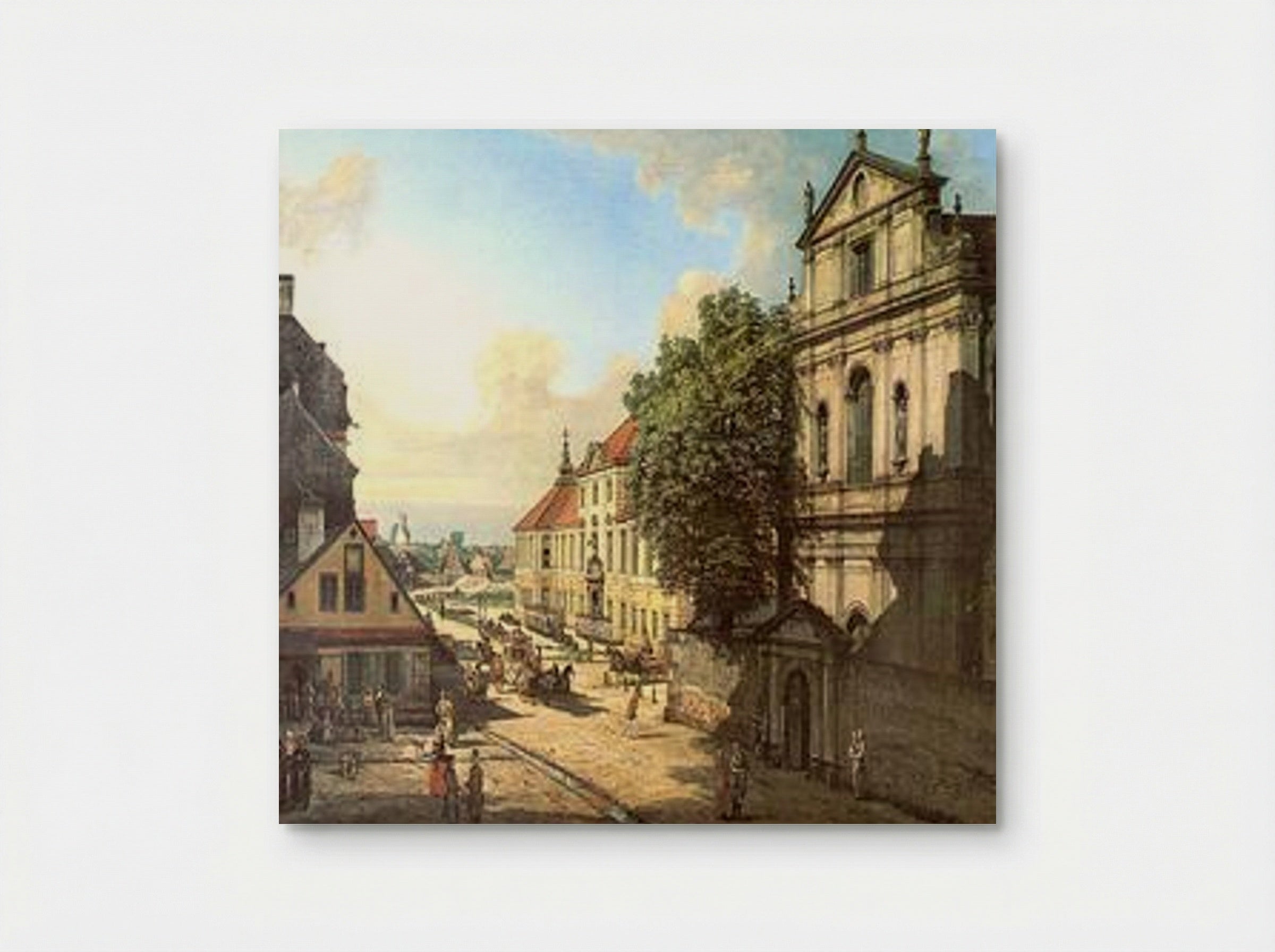Bridgettine Church and Arsenal - Bernardo Bellotto - Poster