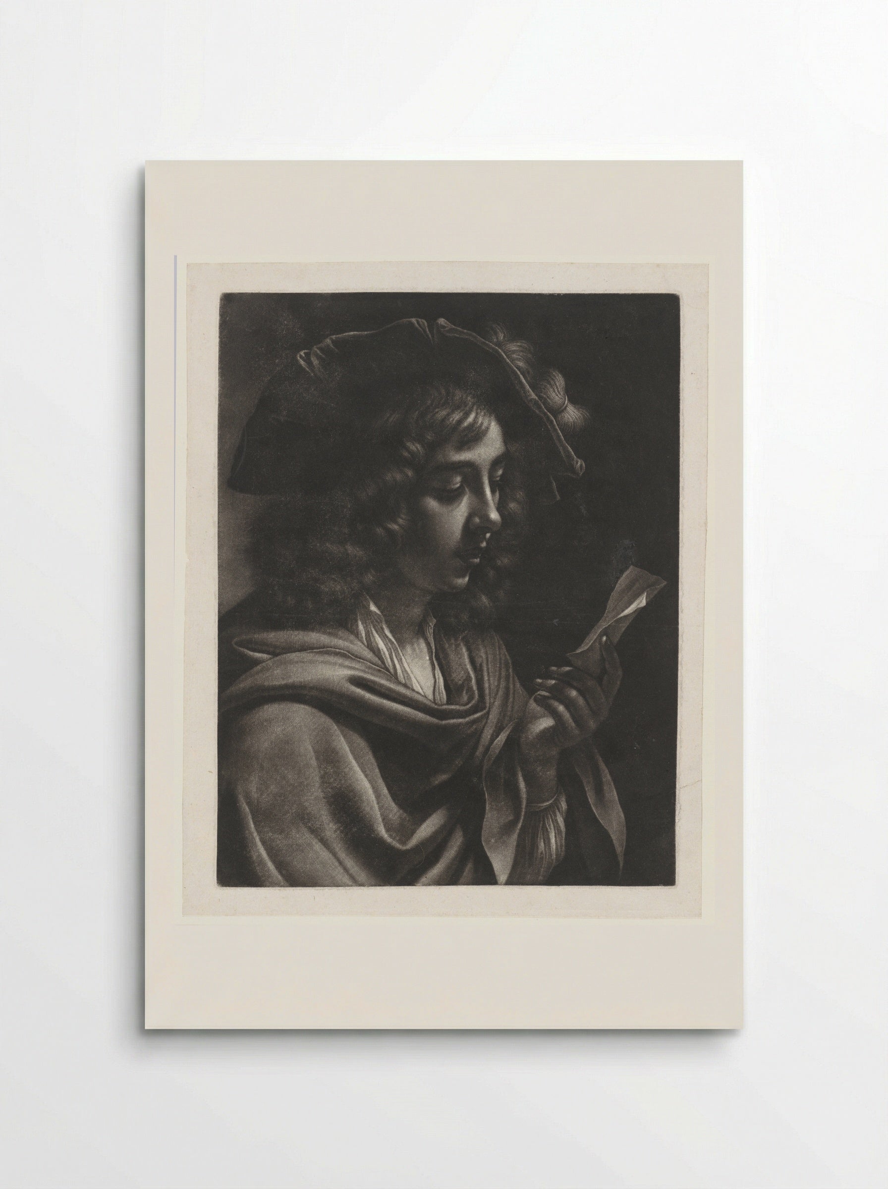 Brieflezende jongen - Wallerant Vaillant - Poster