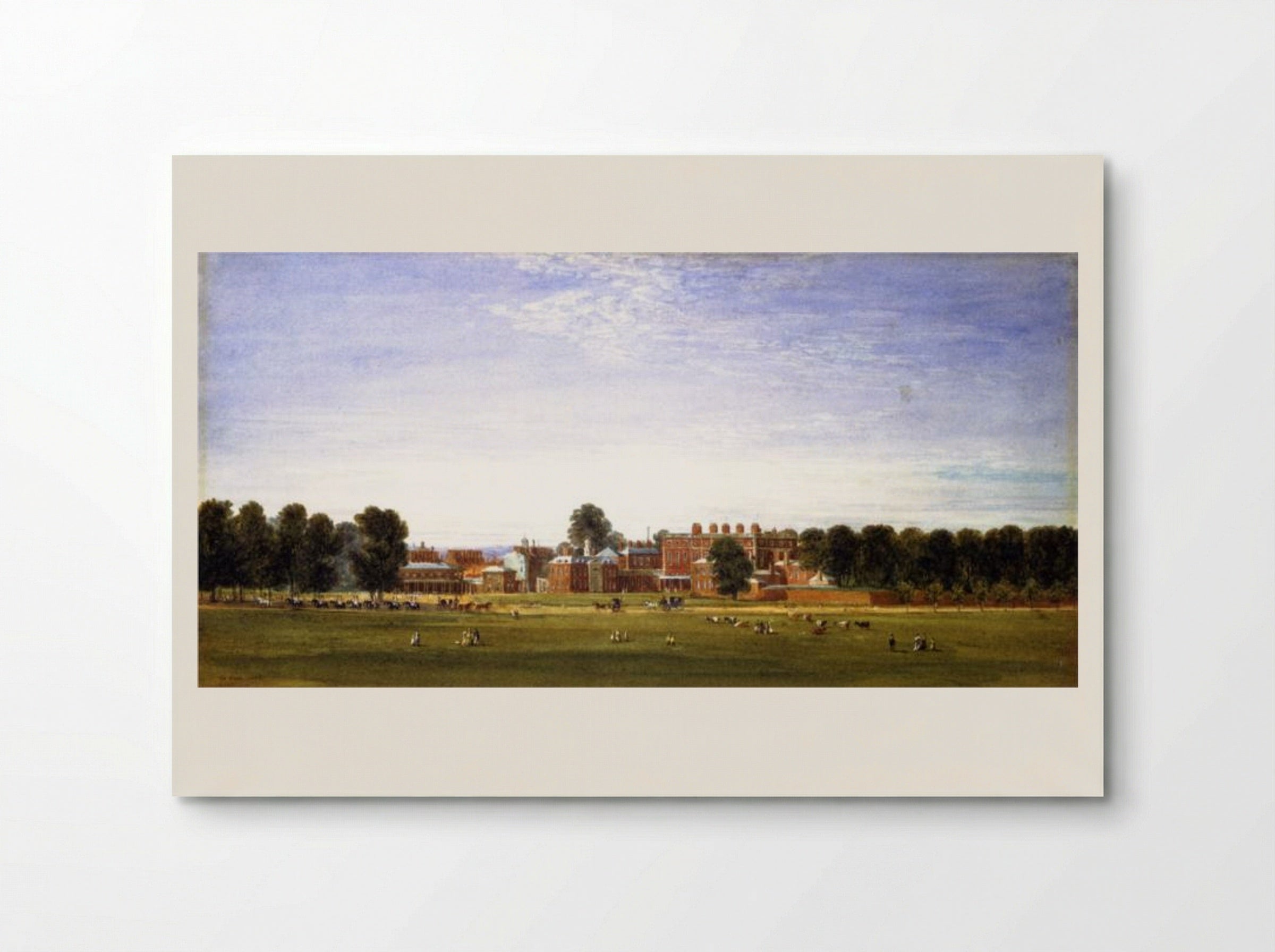 Buckingham House from the Green Park - David Cox - Poster