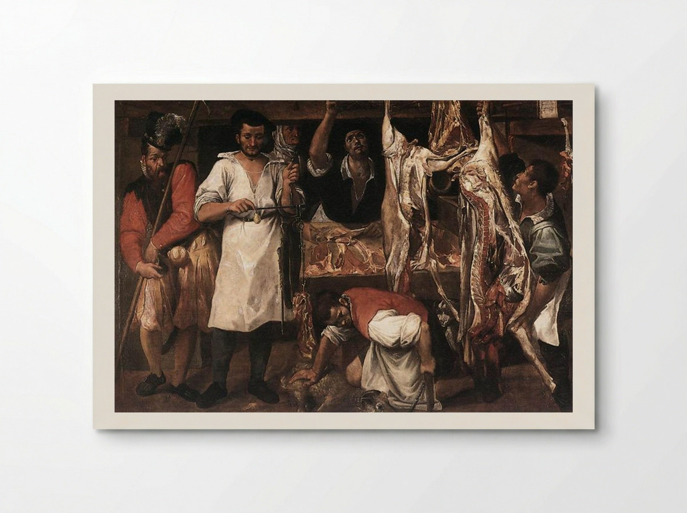 Butcher's Shop - Annibale Carracci - Poster