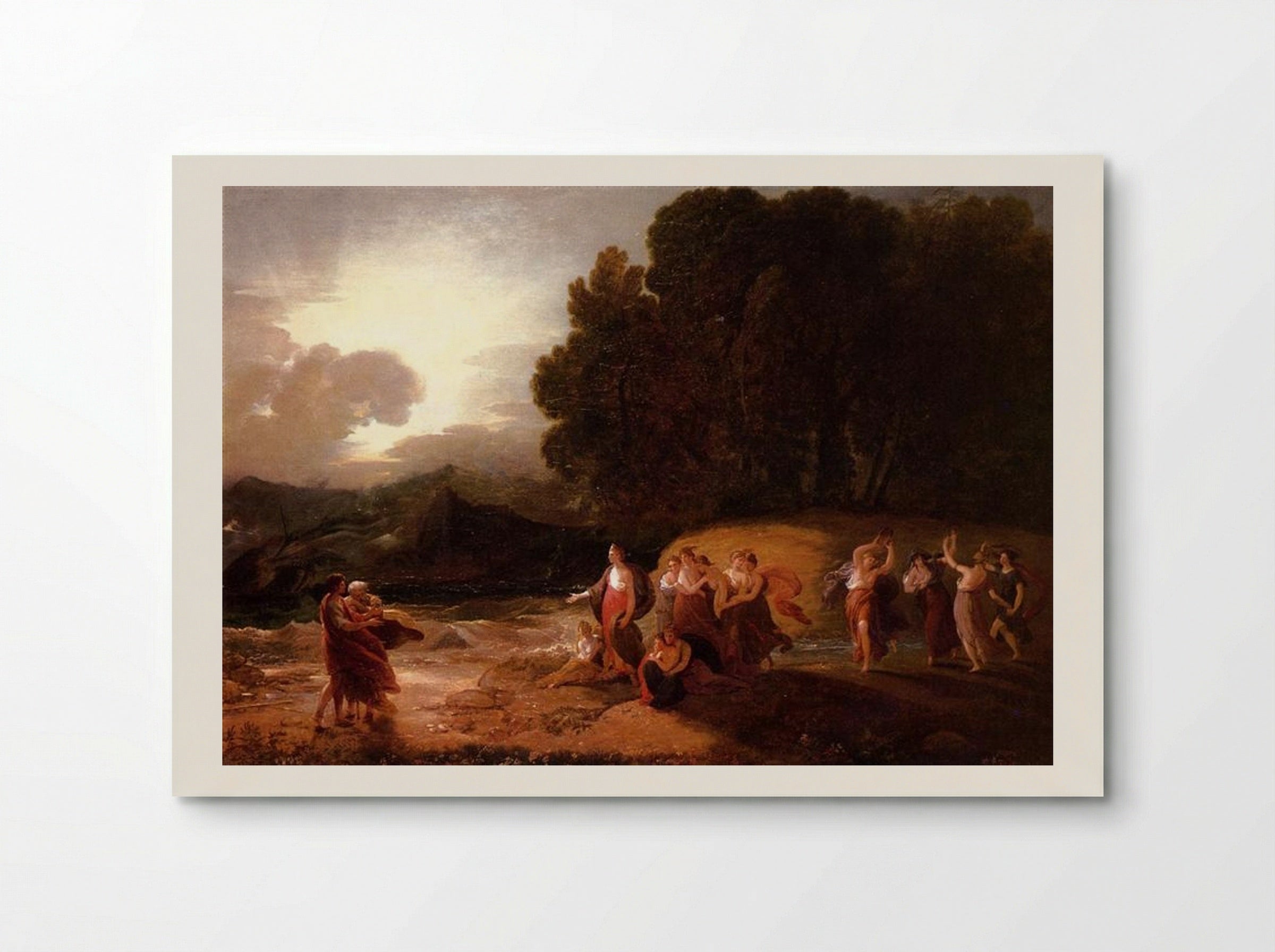 Calypso's Reception of Telemachus and Mentor - Benjamin West - Poster