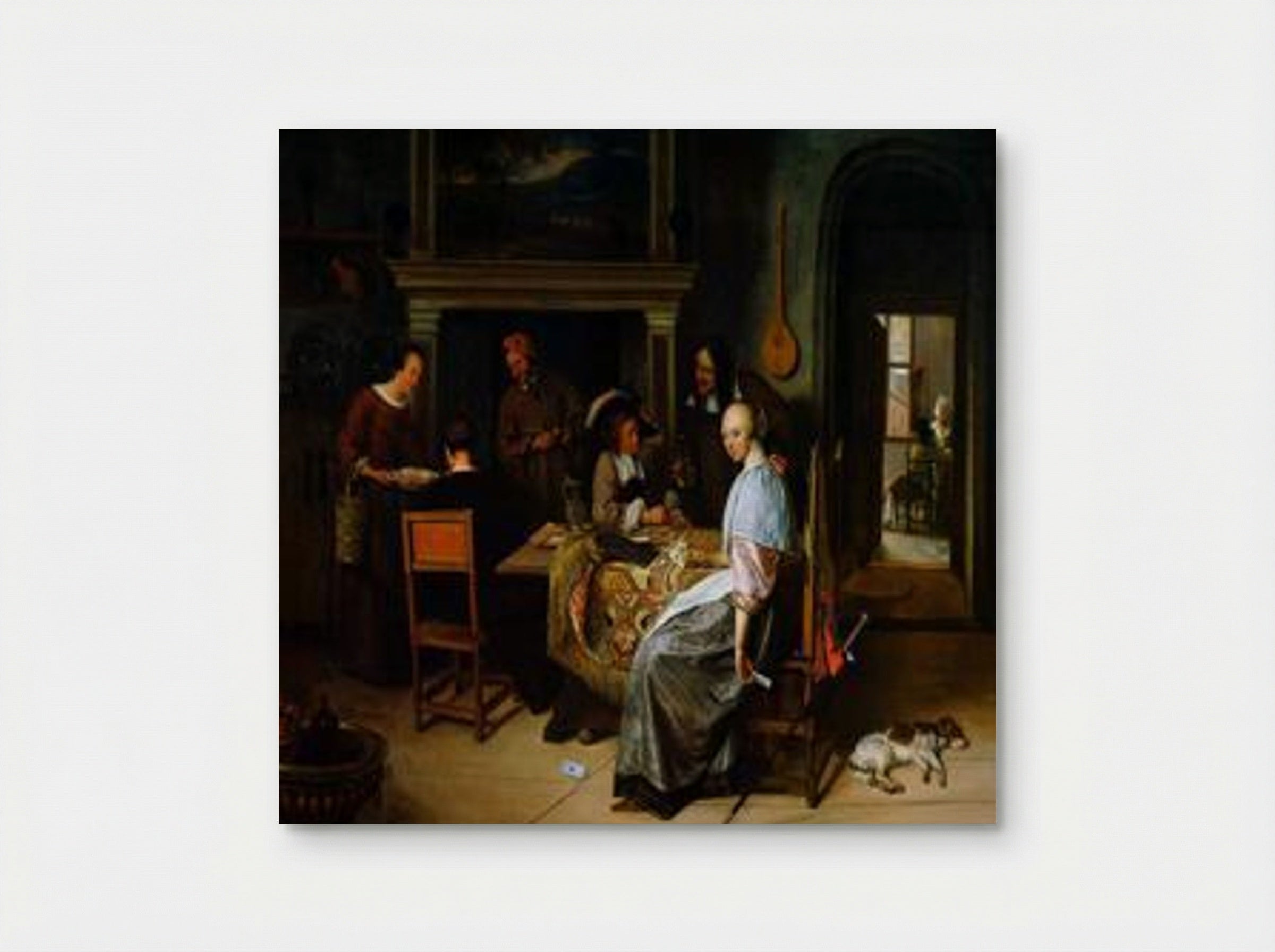 Card Players - Jan Steen - Poster