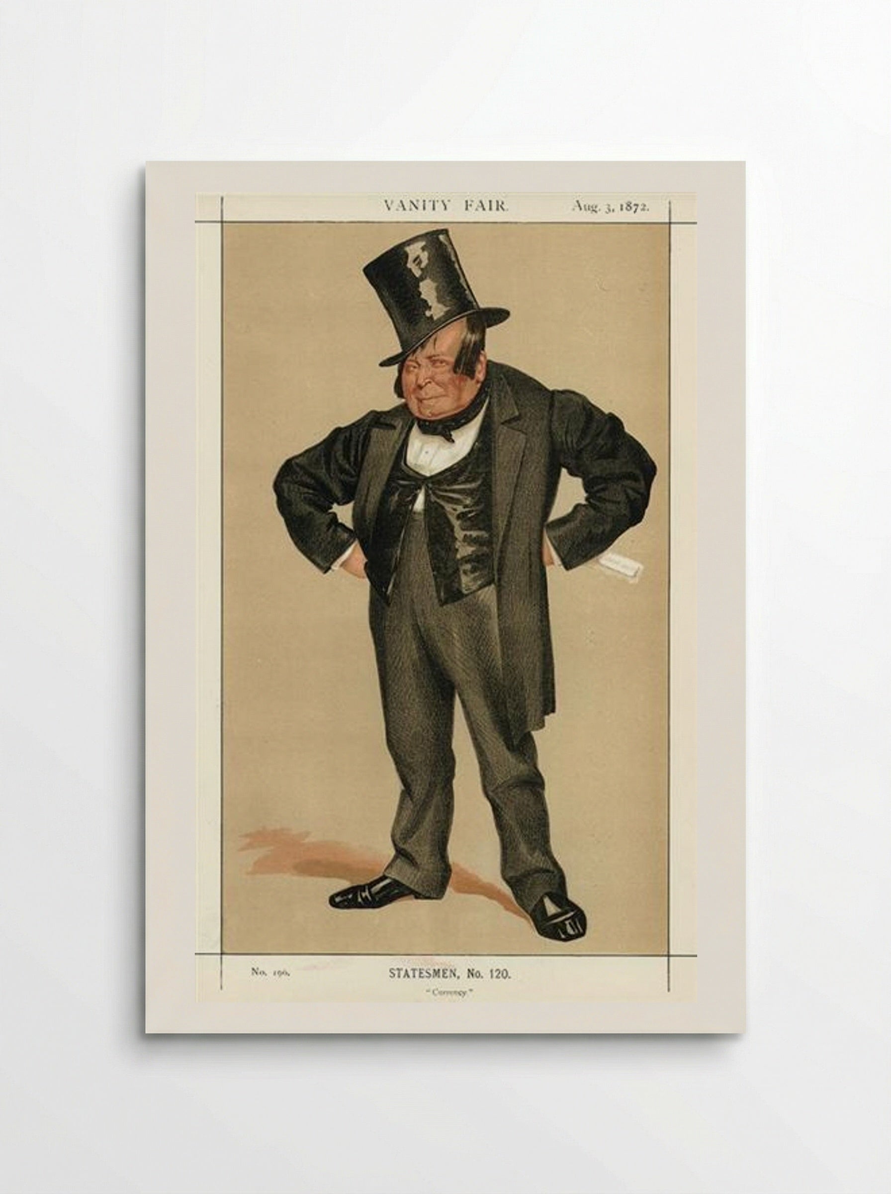 Caricature of James Delahunty M.P. - James Tissot - Poster