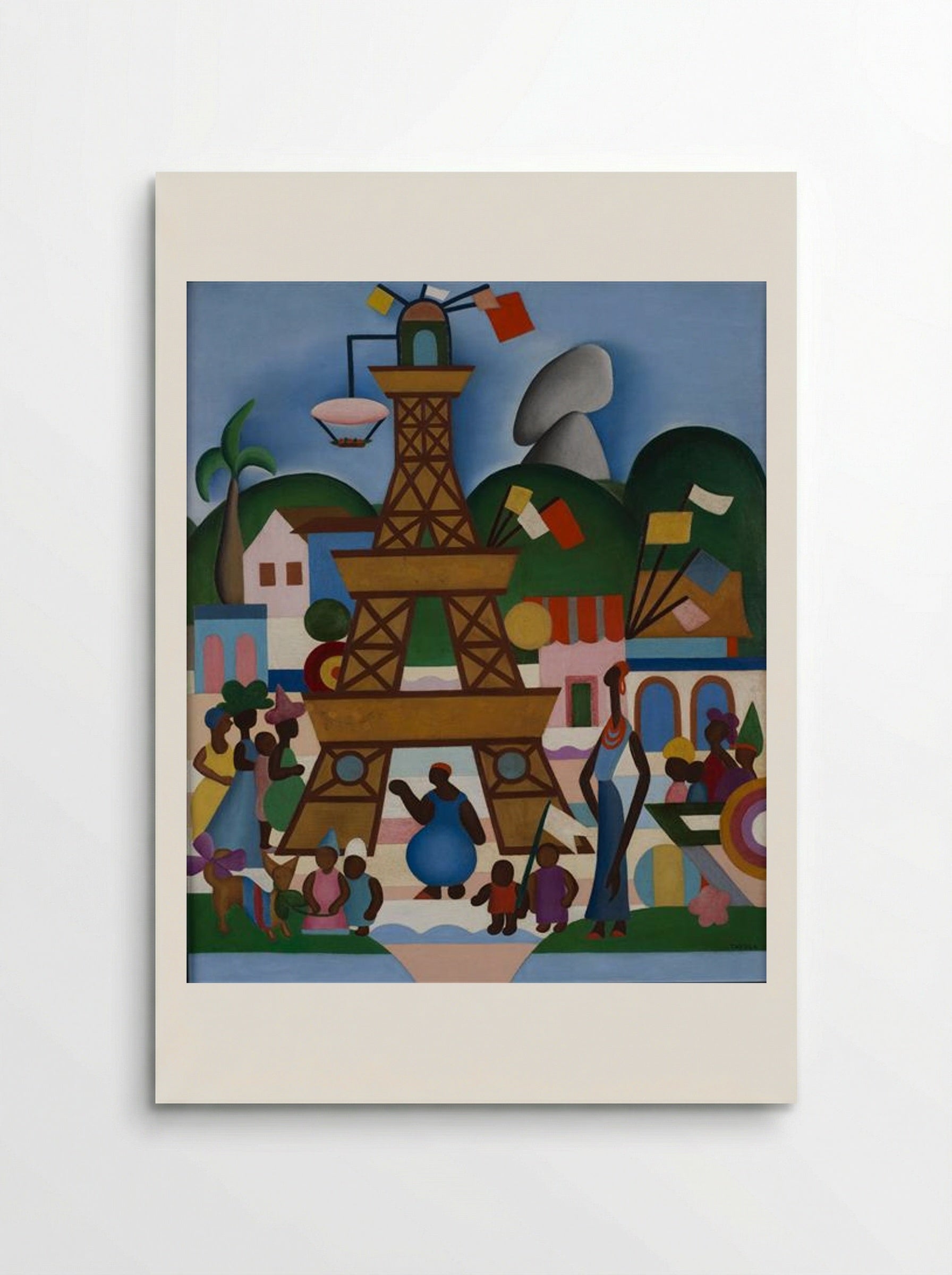 Carnaval em Madureira - Tarsila do Amaral - Poster