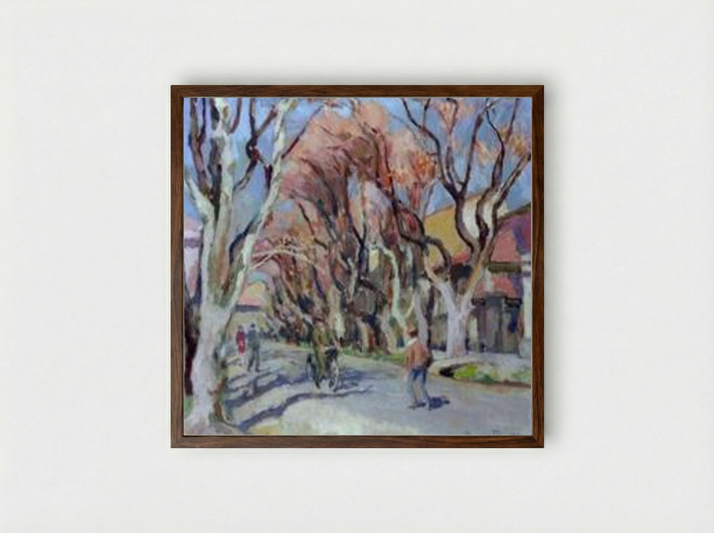 Carpentras, Provence - Roger Fry - Framed Print Dark Wood