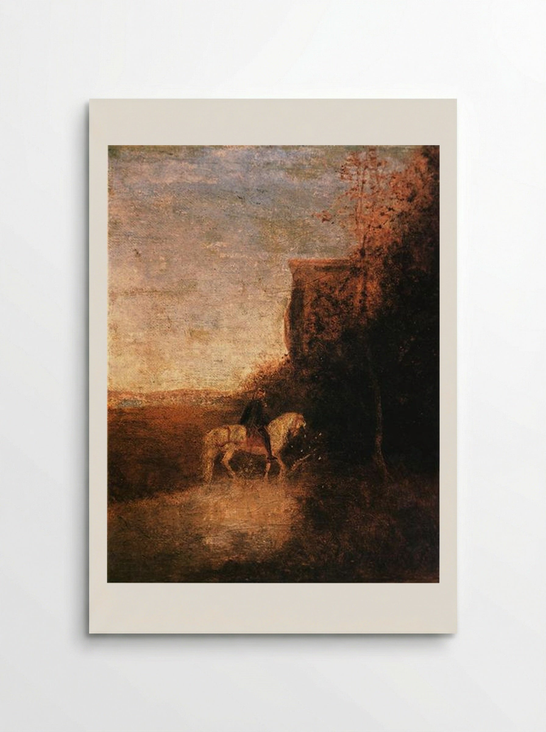 Childe Harold's Pilgrimage - Albert Pinkham Ryder - Poster