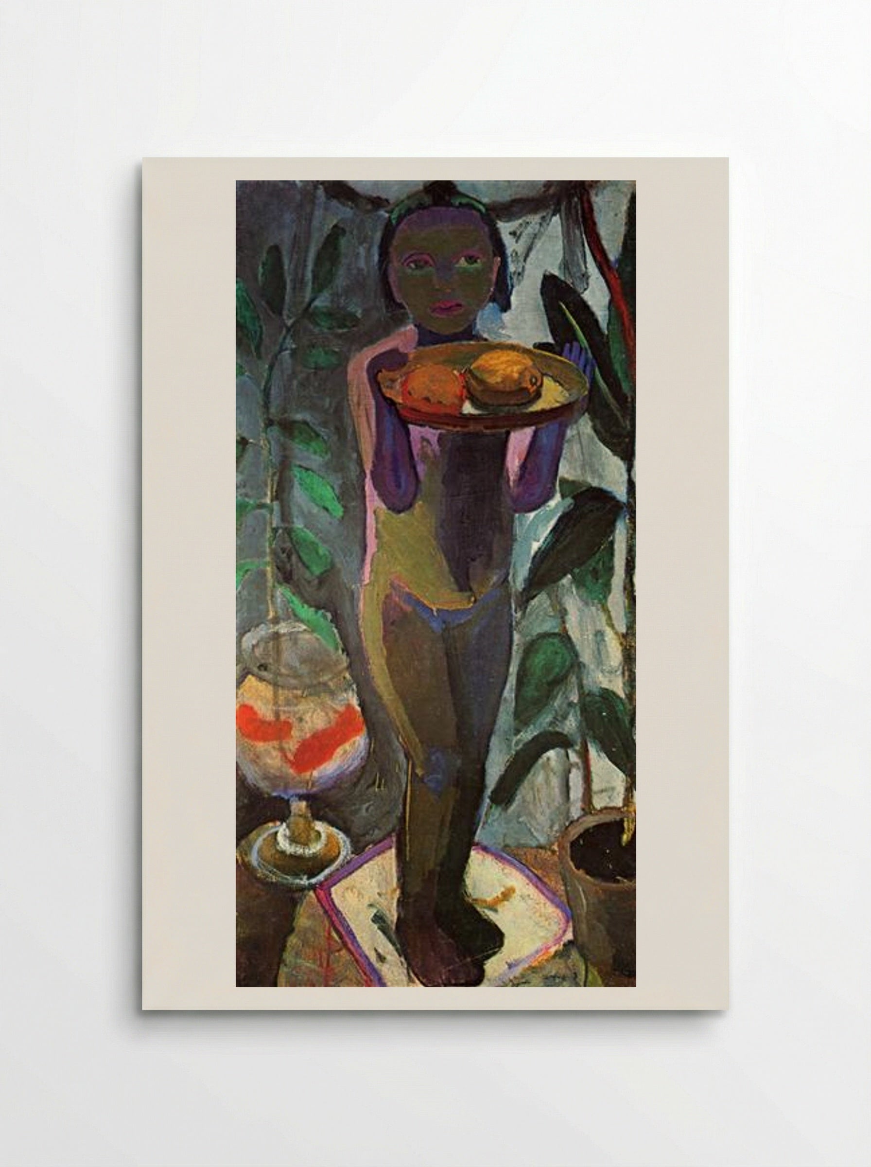 Children with Goldfish Bowl - Paula Modersohn-Becker - Poster