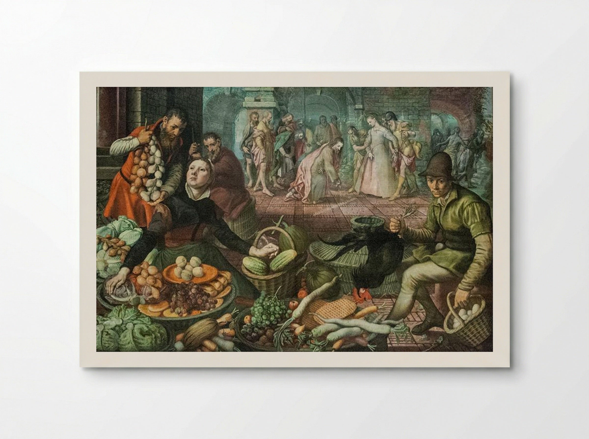 Christ and the Woman Taken in Adultery - Pieter Aertsen - Poster
