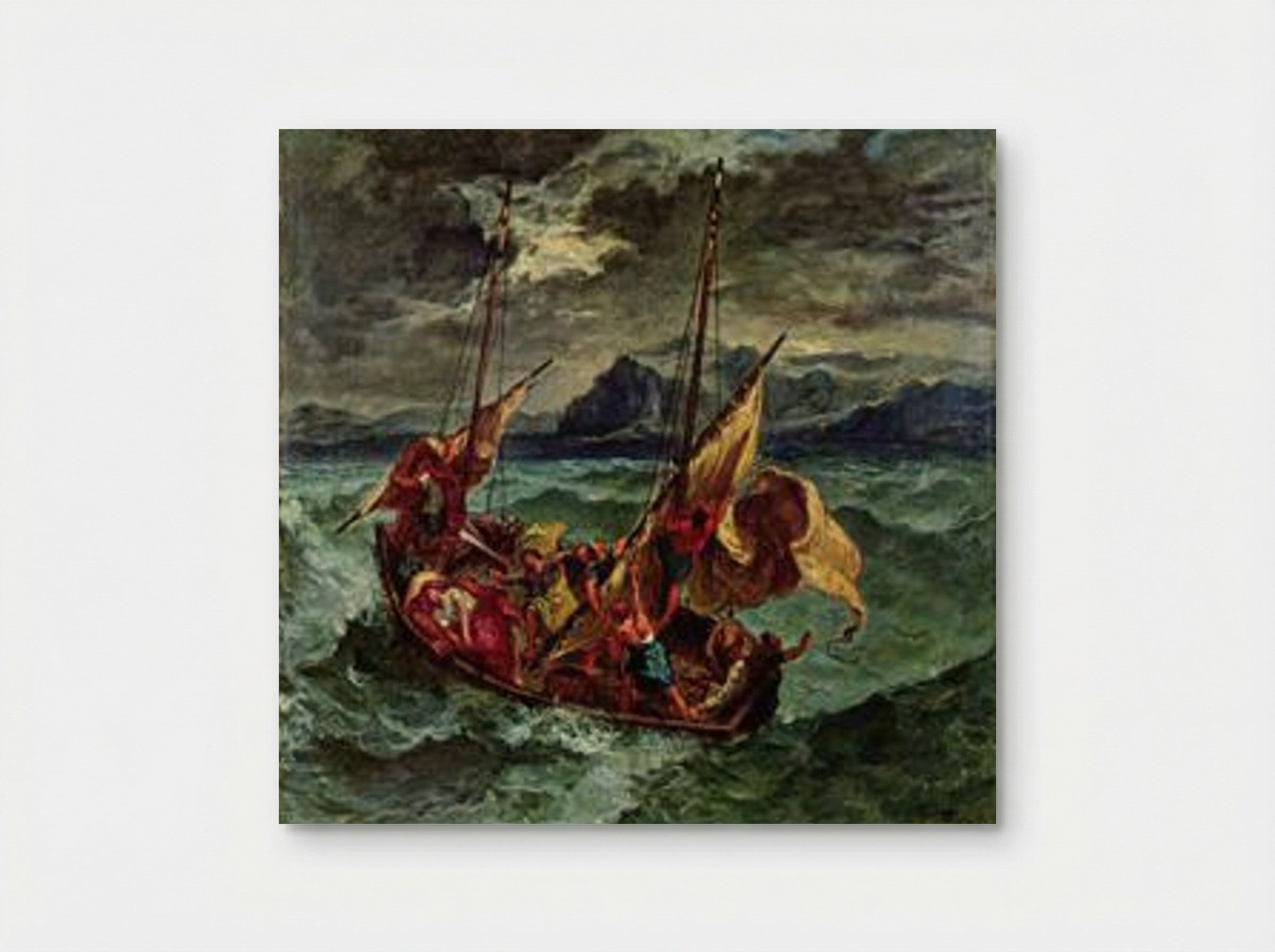 Christ on the Sea of Galilee - Eugène Delacroix - Poster