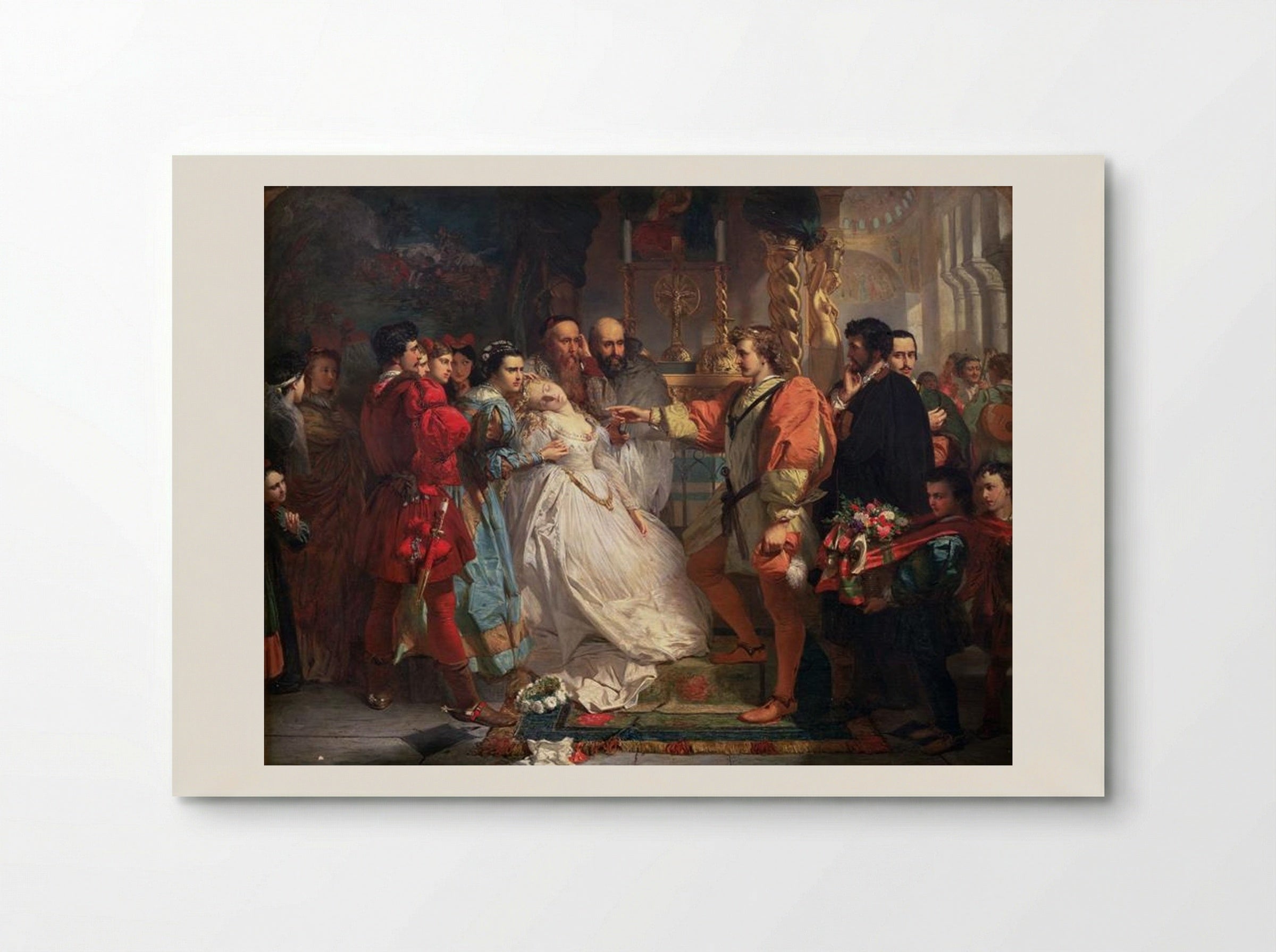 Claudio, Deceived by Don John, Accuses Hero - Marcus Stone - Poster