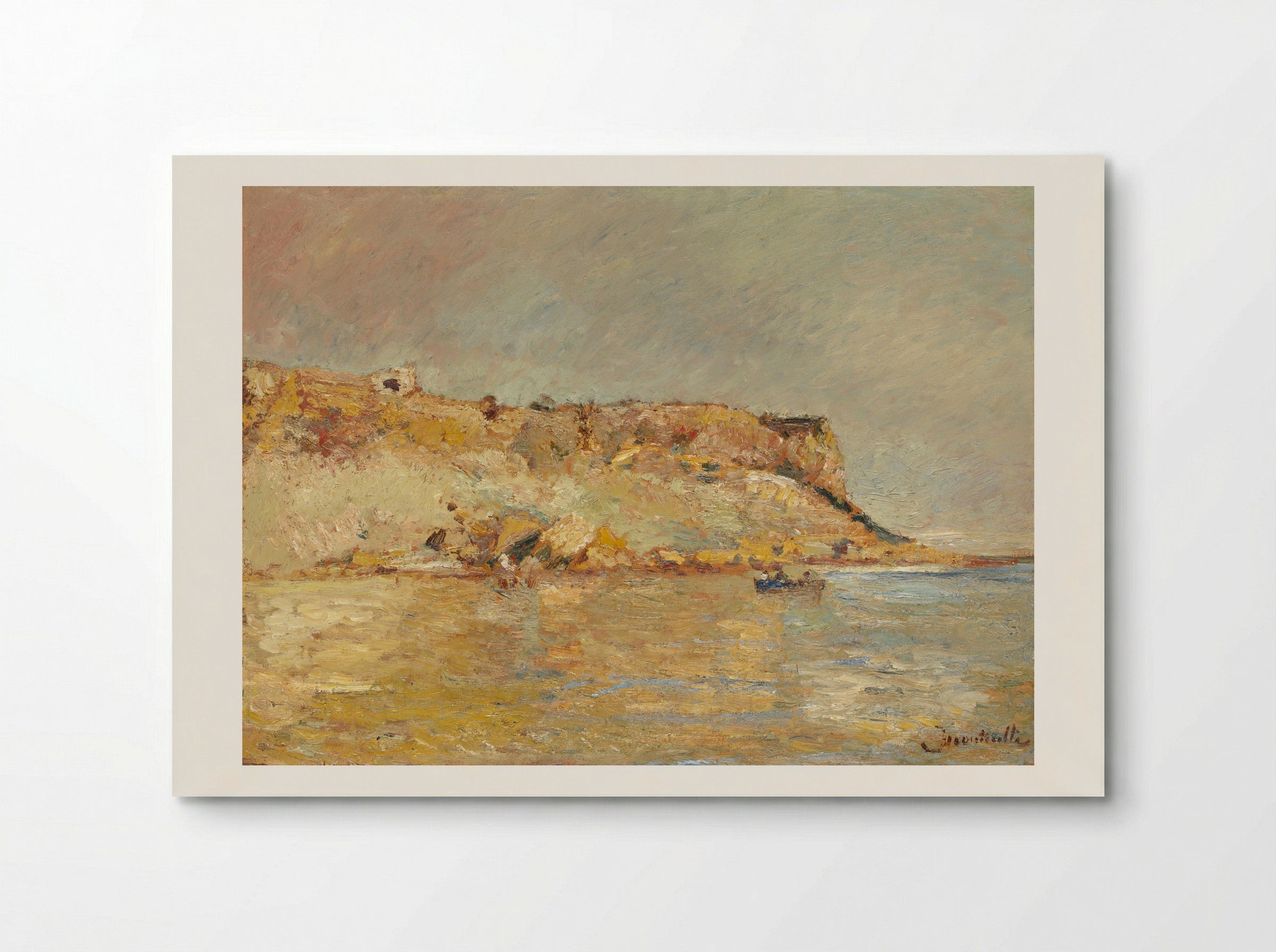 Coastal Mountains - Adolphe Joseph Thomas Monticelli - Poster