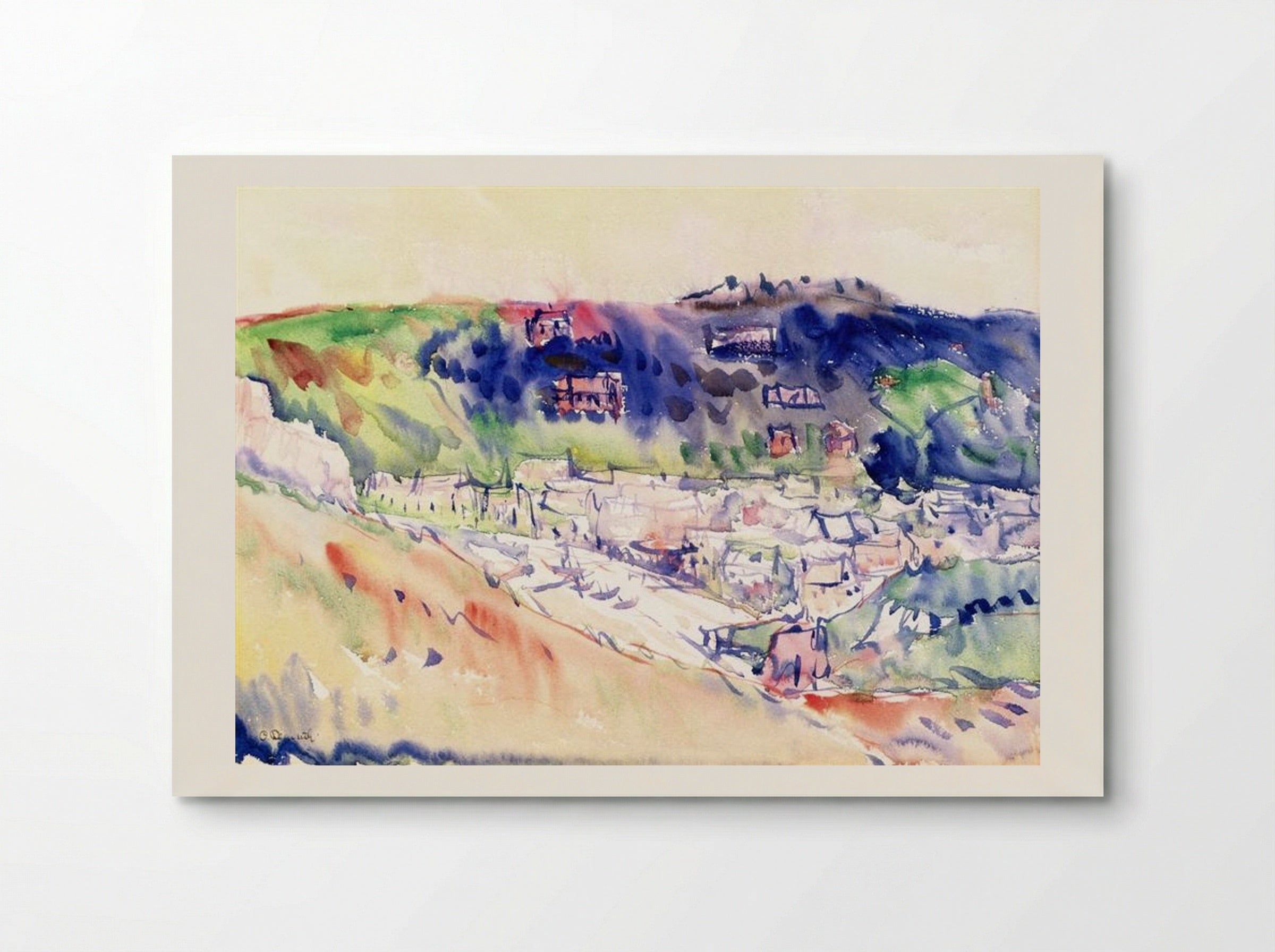 Coastal Scene - Charles Demuth - Poster
