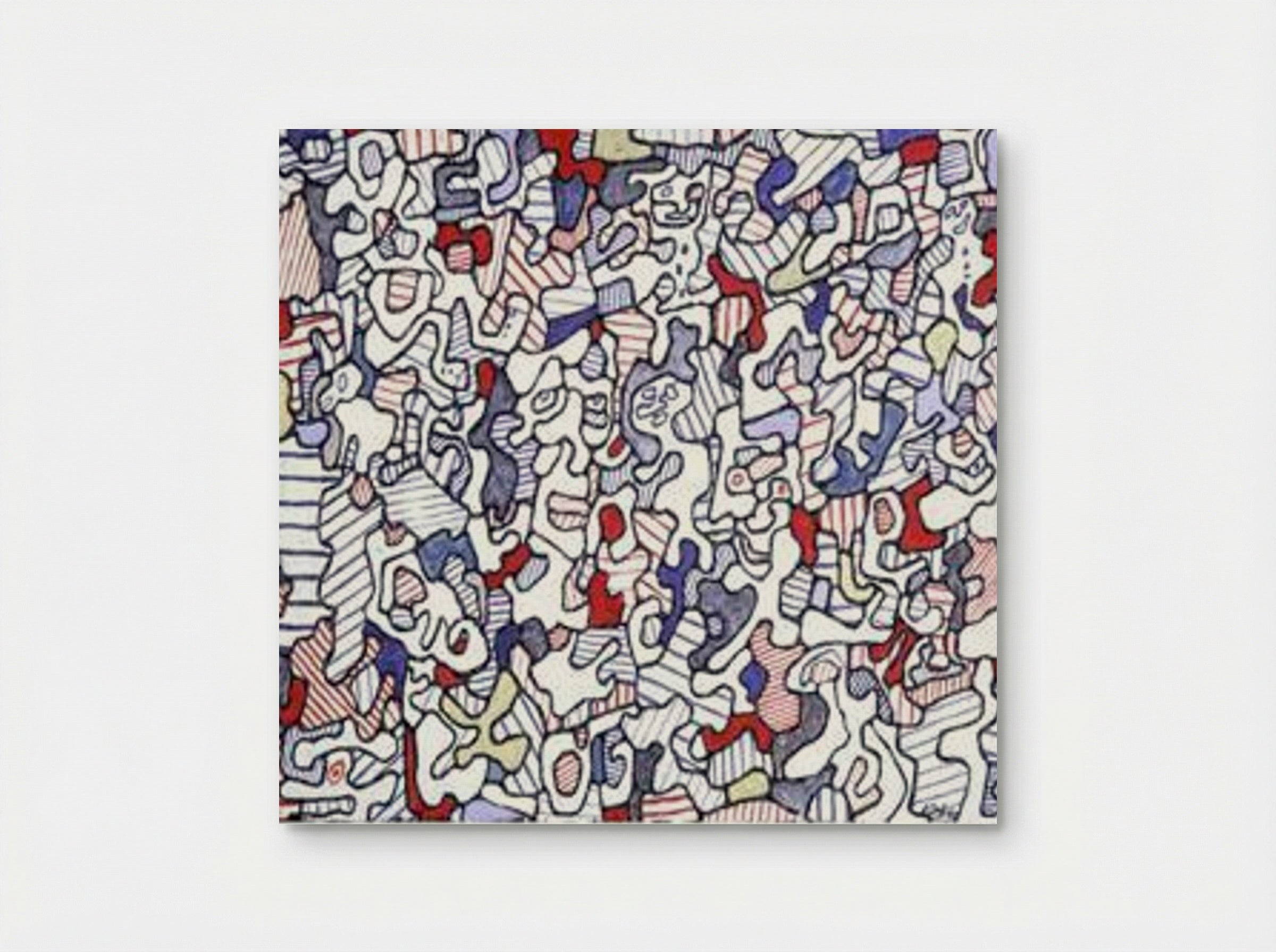 Comings and goings - Jean Dubuffet - Poster