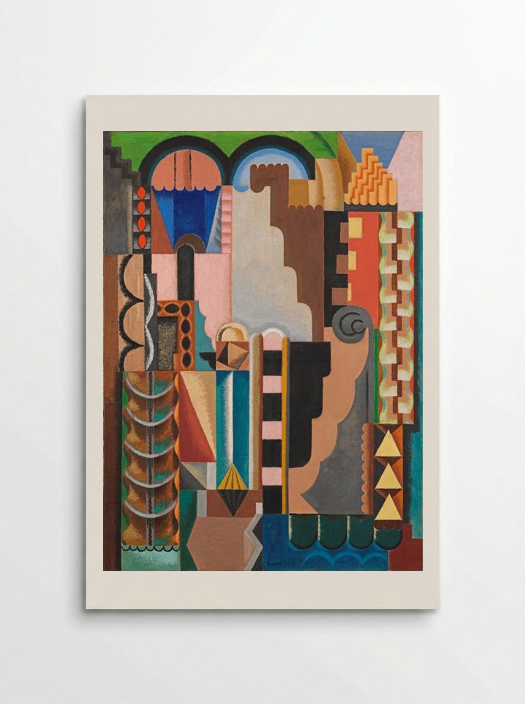 Composition monumentale - Auguste Herbin - Poster