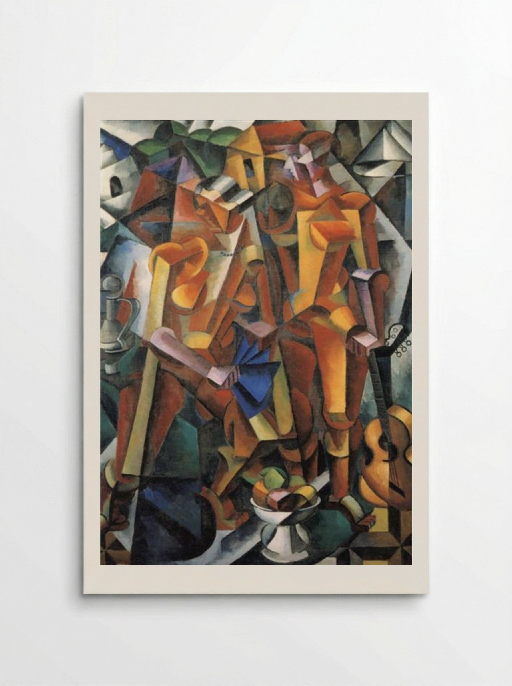Composition with Figures - Lyubov Popova - Poster