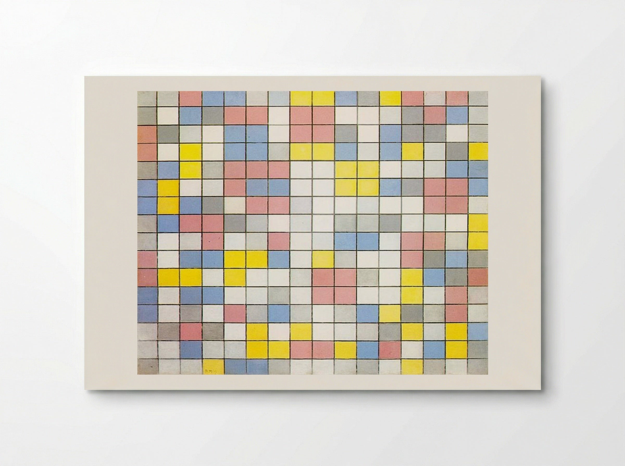 Composition with Grid IX - Piet Mondrian - Poster