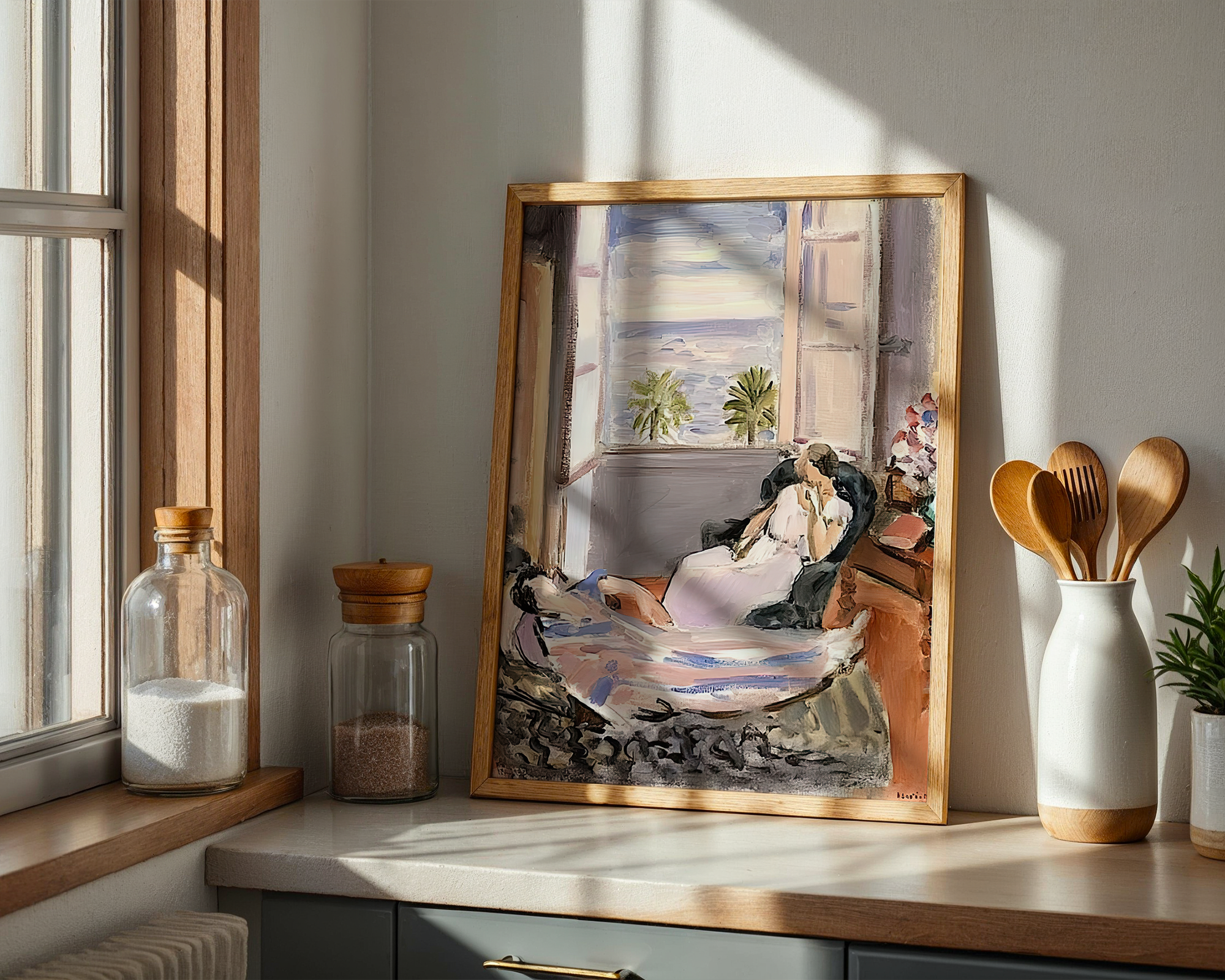 Confidence-by-Henri-Matisse-–-Fauvist-Figurative-Expression-Print mockup