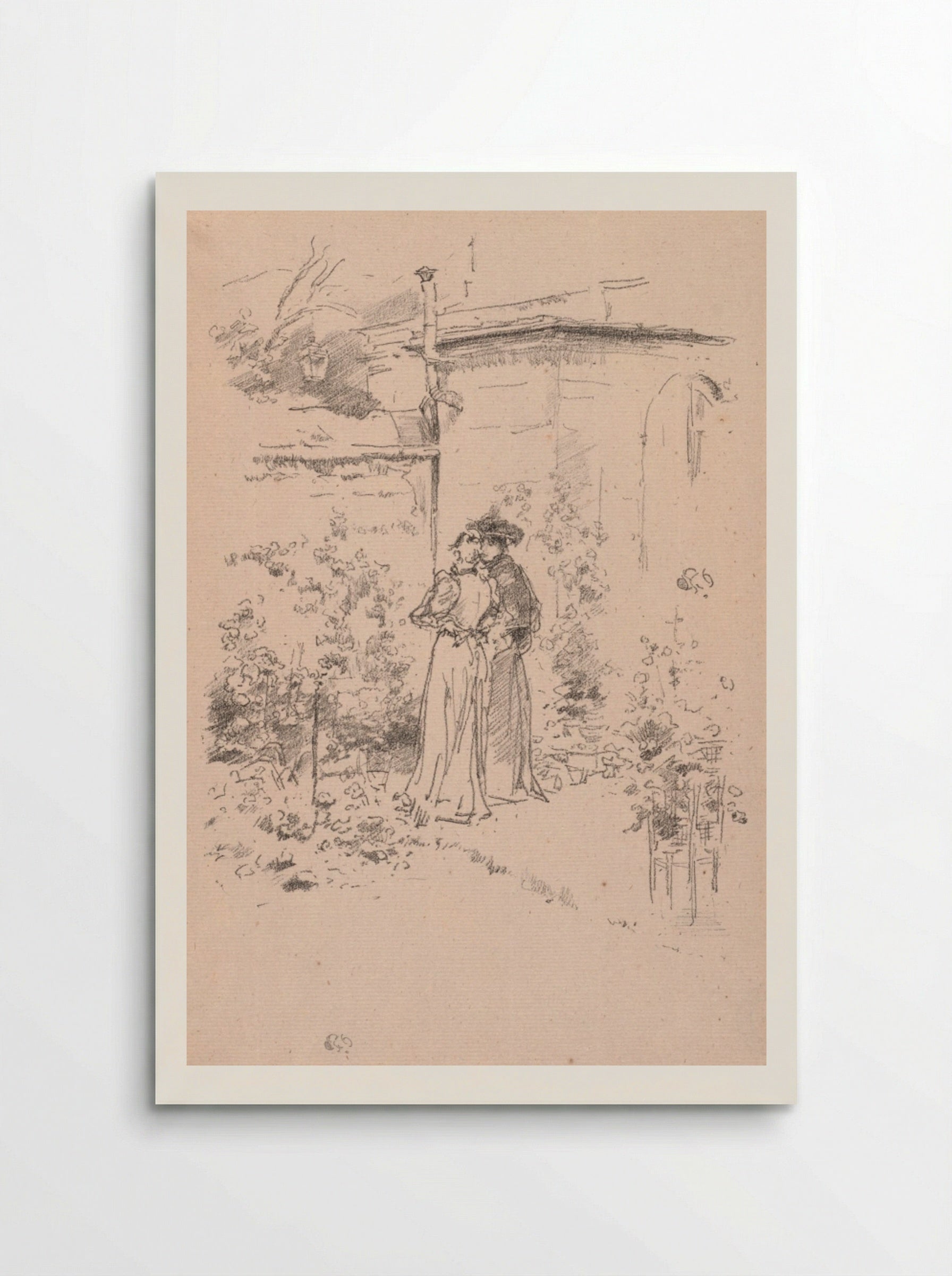 Confidence in the Garden - James McNeill Whistler - Poster