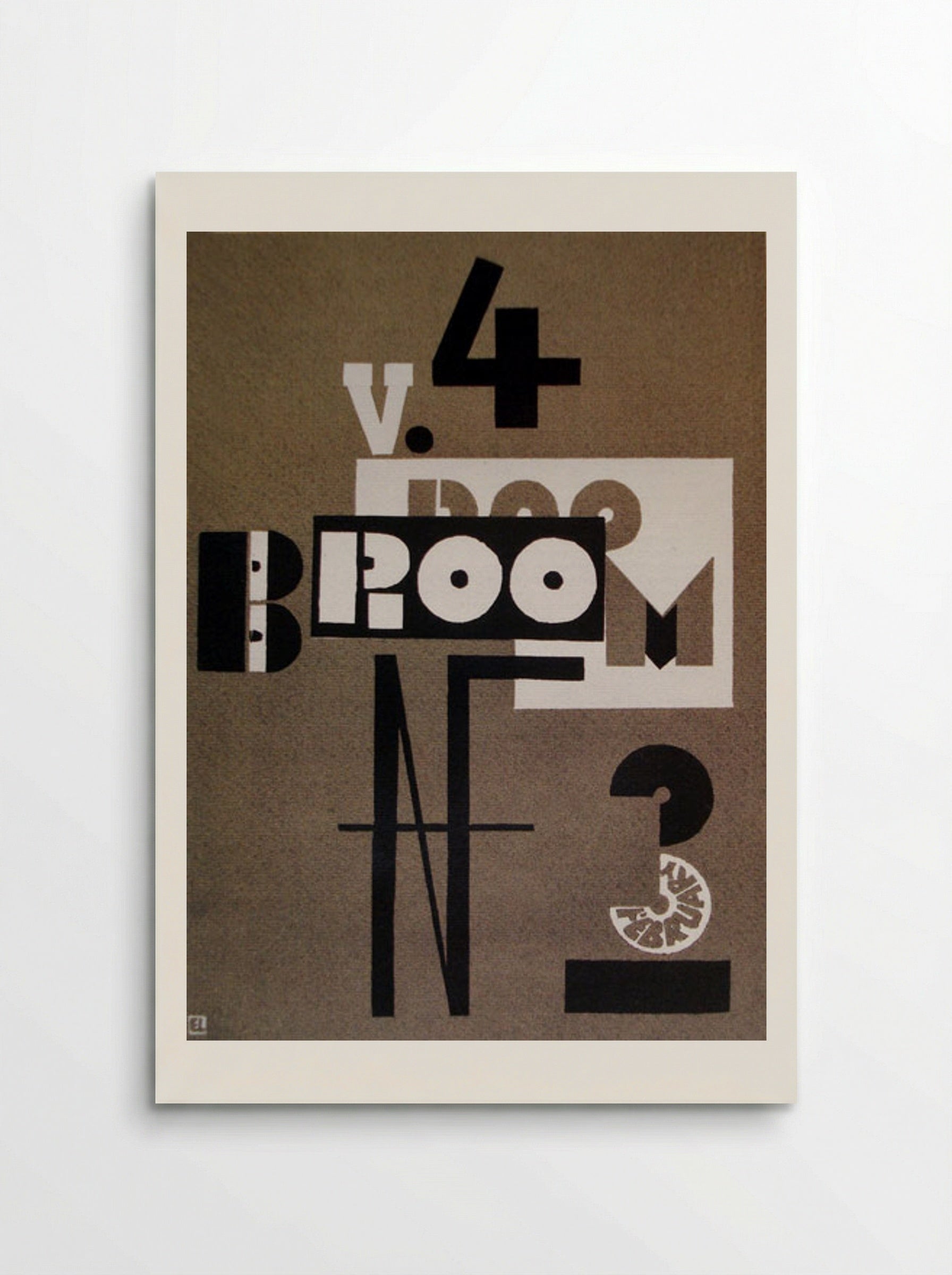 Cover of Broom, Vol. 4, No. 3 - El Lissitzky - Poster