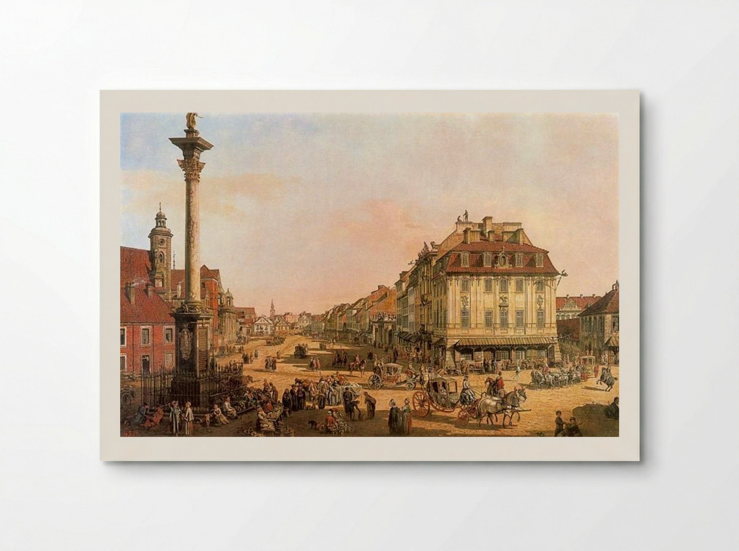 Cracow Suburb seen from the Cracow Gate - Bernardo Bellotto - Poster