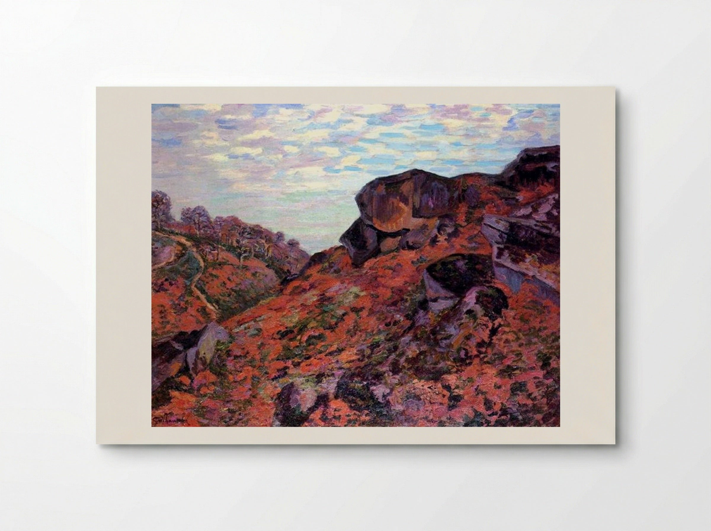Crozant, les Monts Sedelle, matin - Armand Guillaumin - Poster