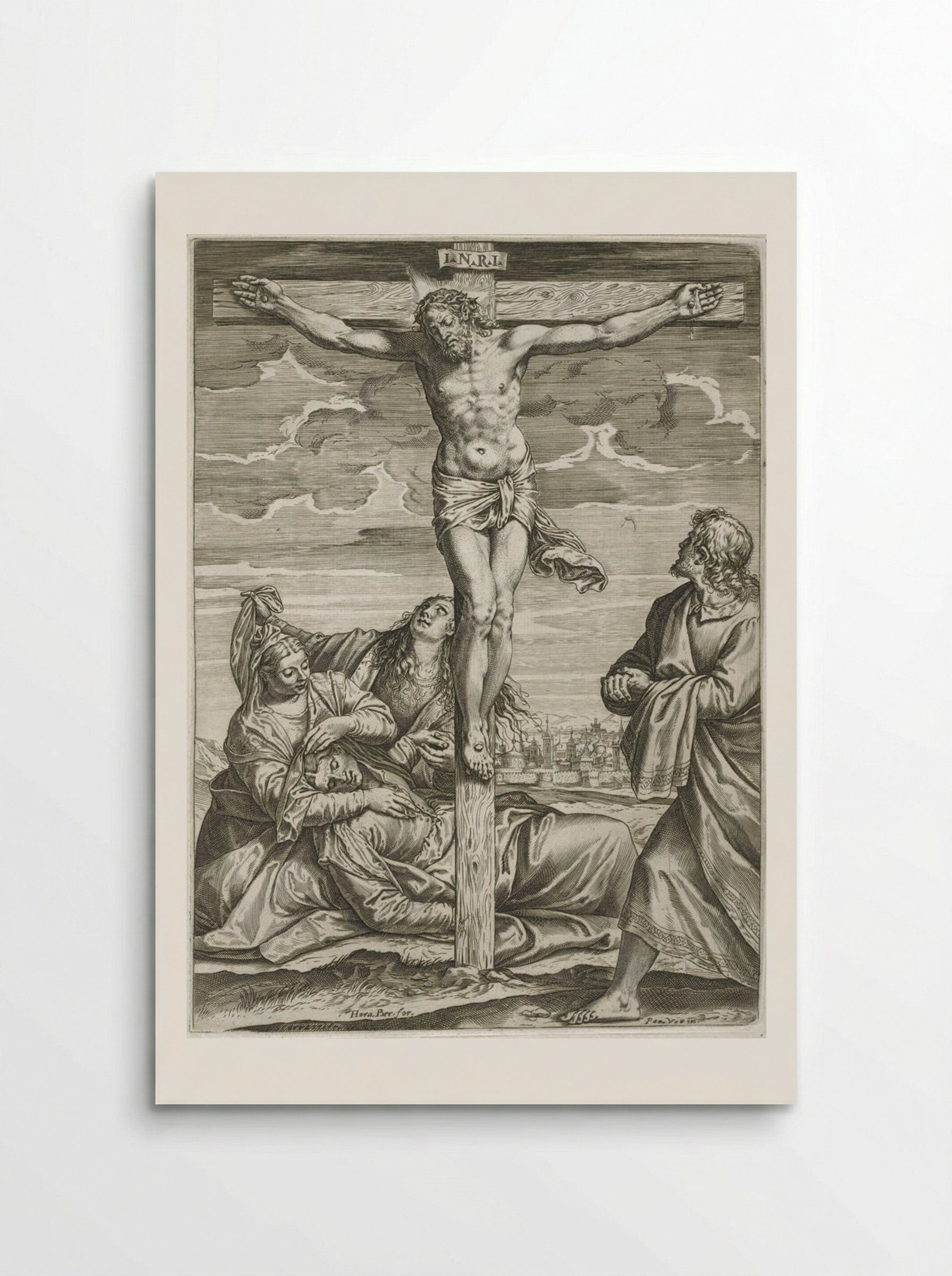 Crucifixion - Agostino Carracci - Poster