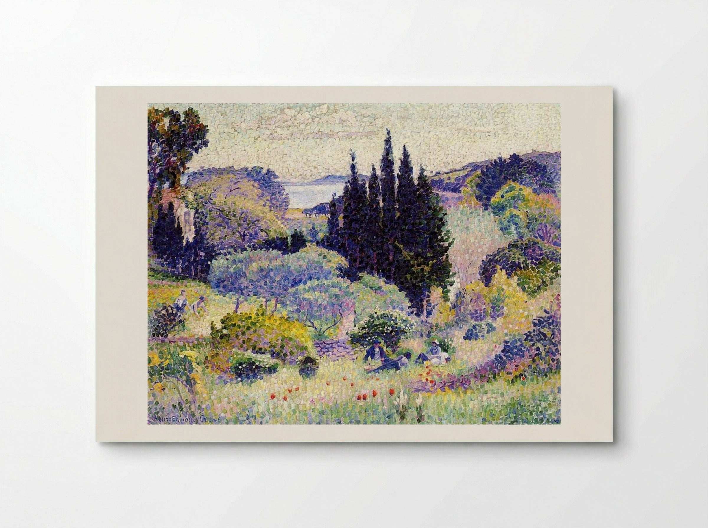 Cypress, April - Henri-Edmond Cross - Poster