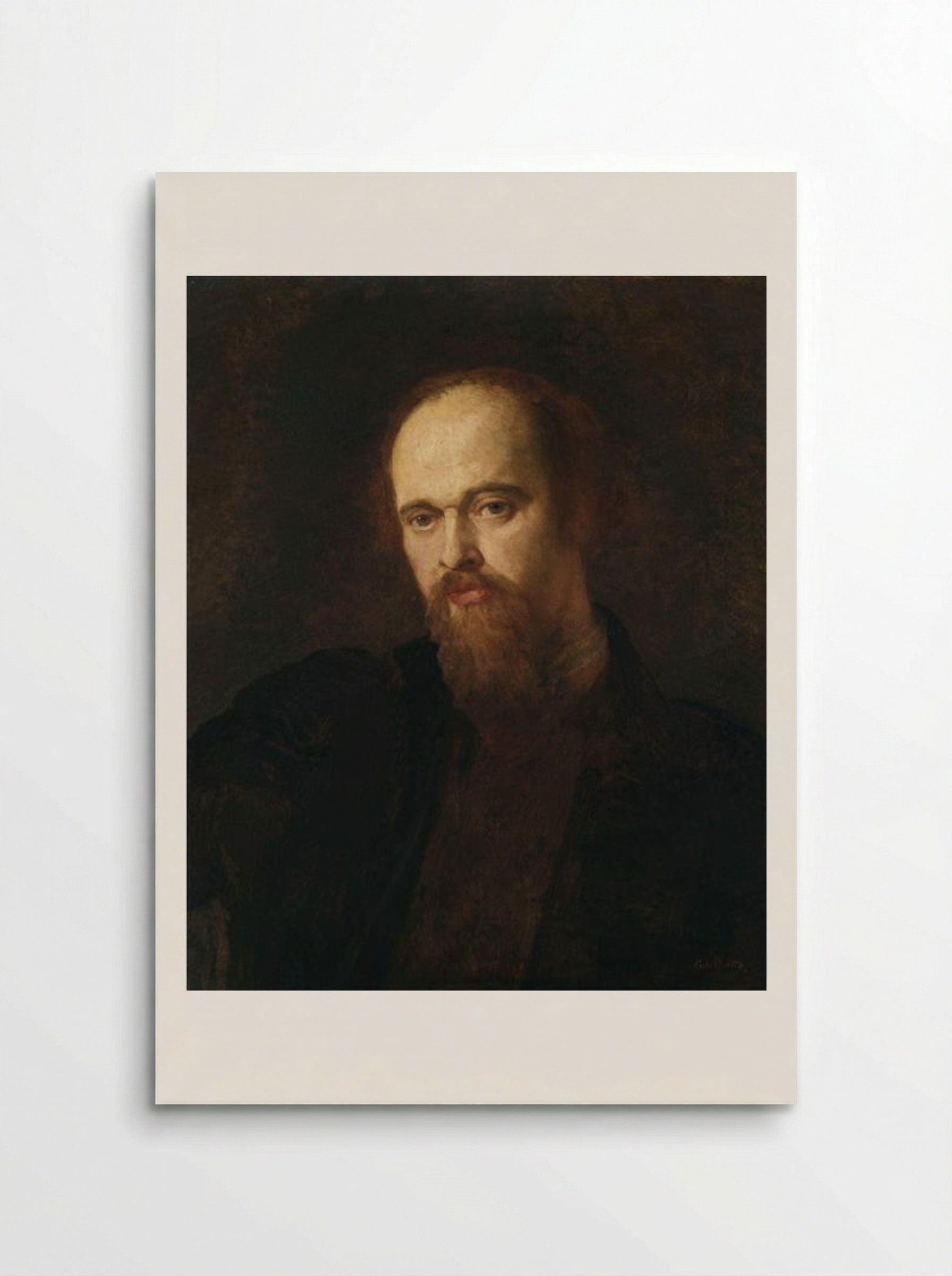 Dante Gabriel Rossetti (George Frederick Watts) - George Frederick Watts - Poster