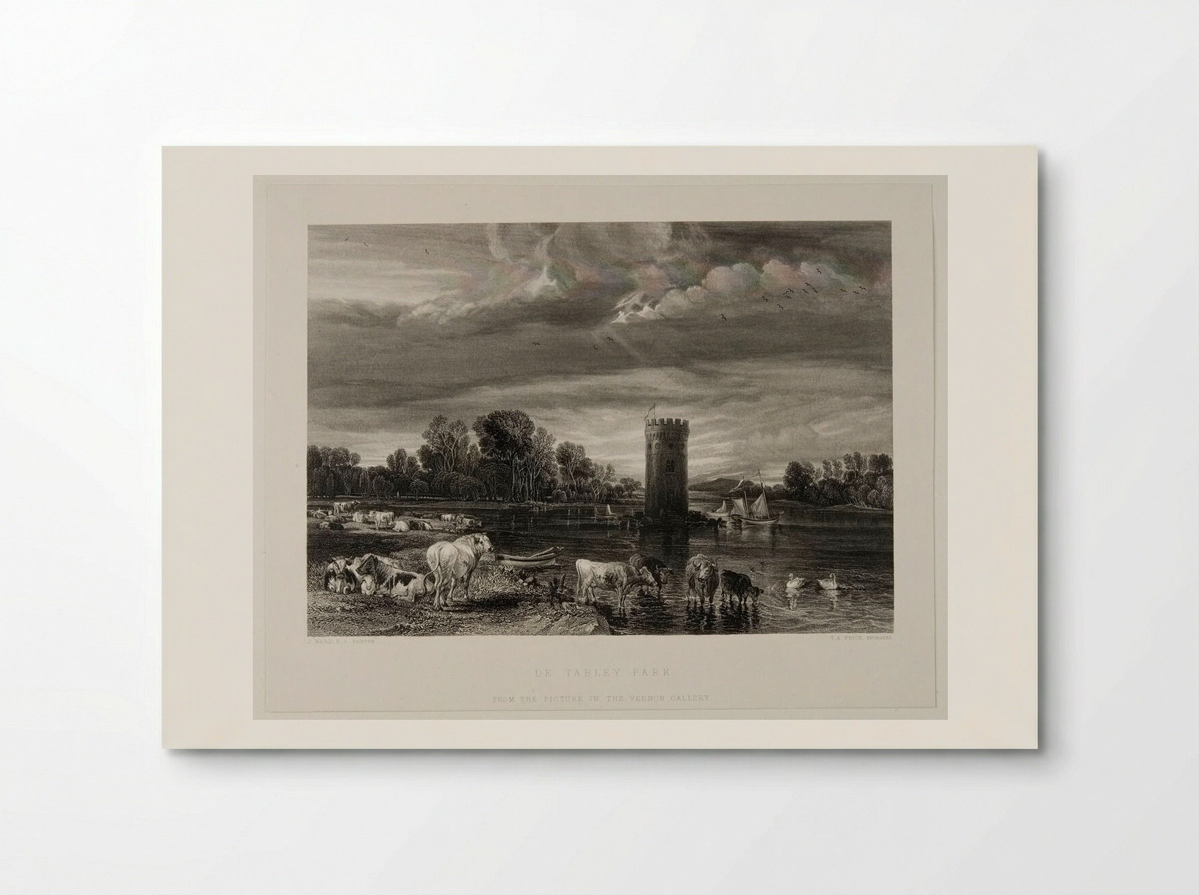 De Tabley Park - Thomas Abel Prior - Poster