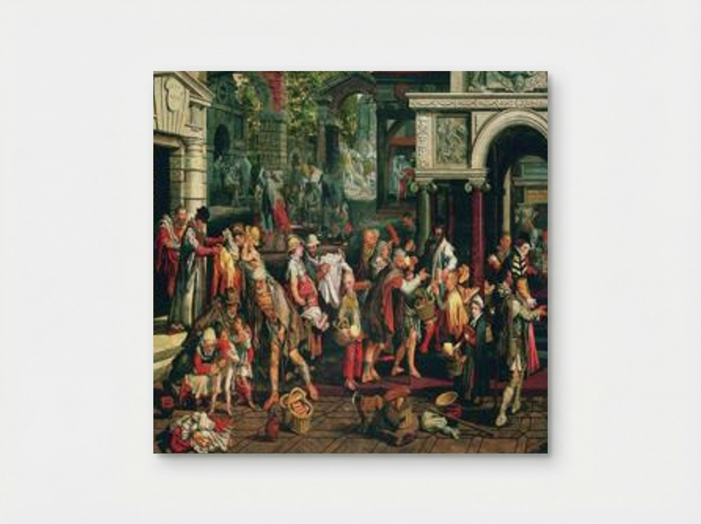 Deeds of Christian Charity - Pieter Aertsen - Poster