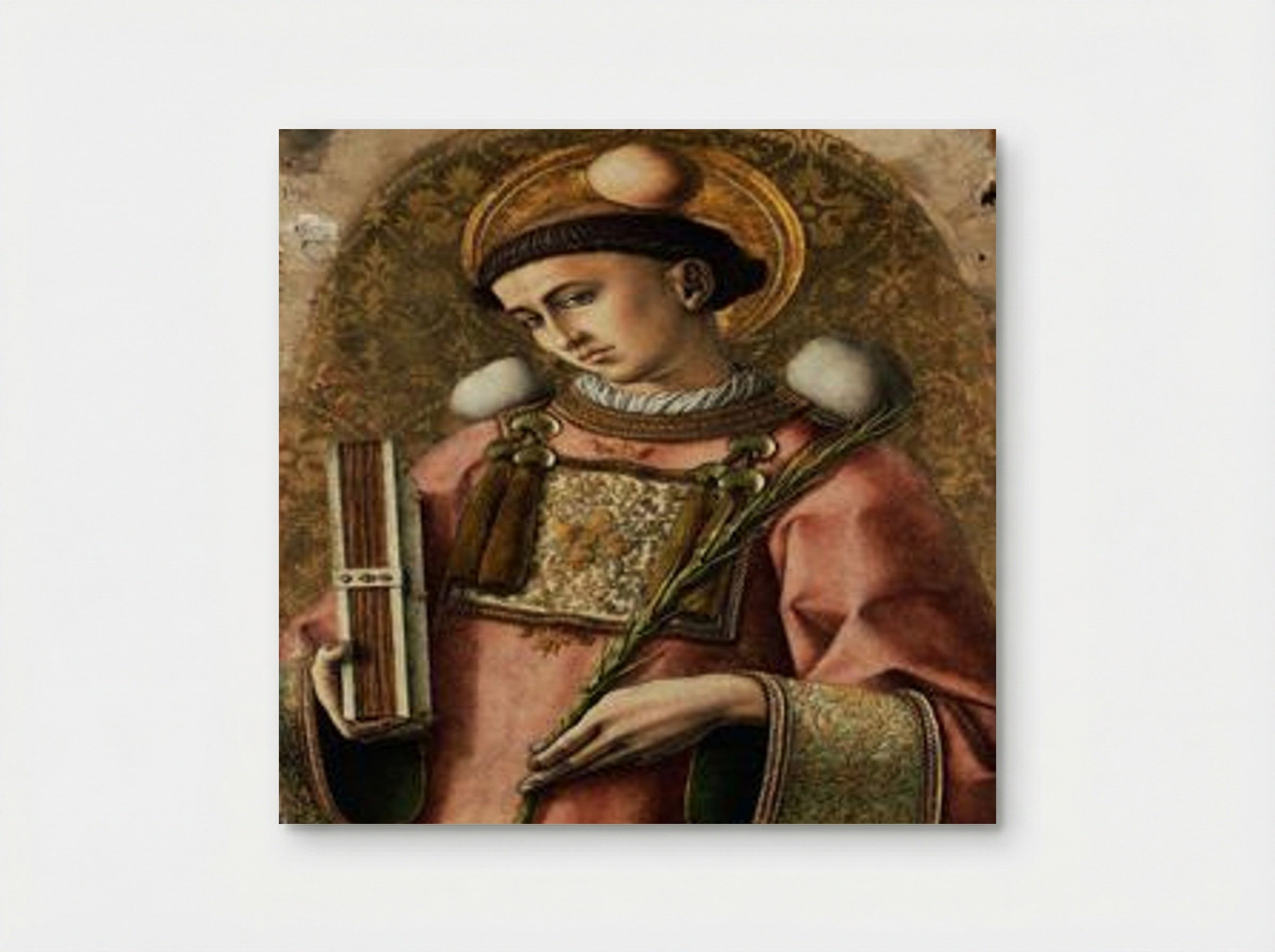 Depiction of Saint Stephen - Carlo Crivelli - Poster