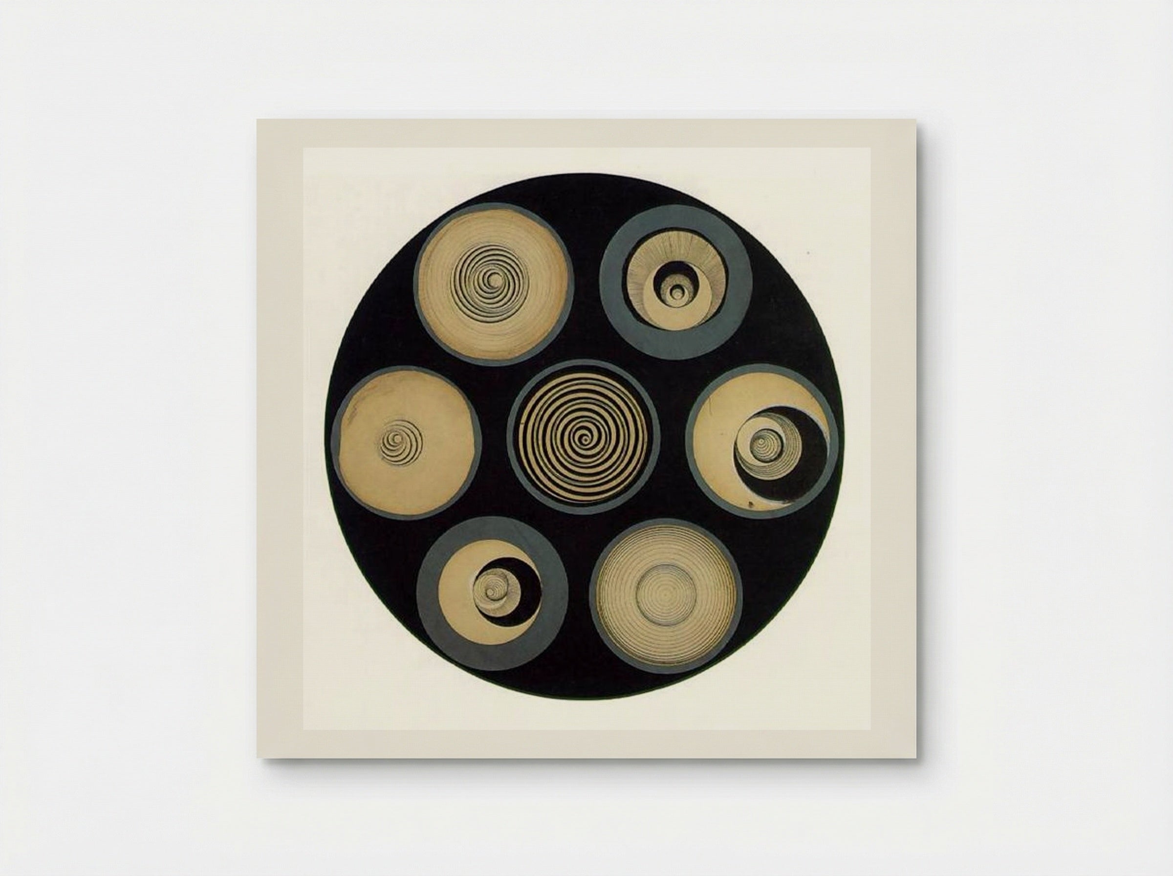 Disks Bearing Spirals - Marcel Duchamp - Poster