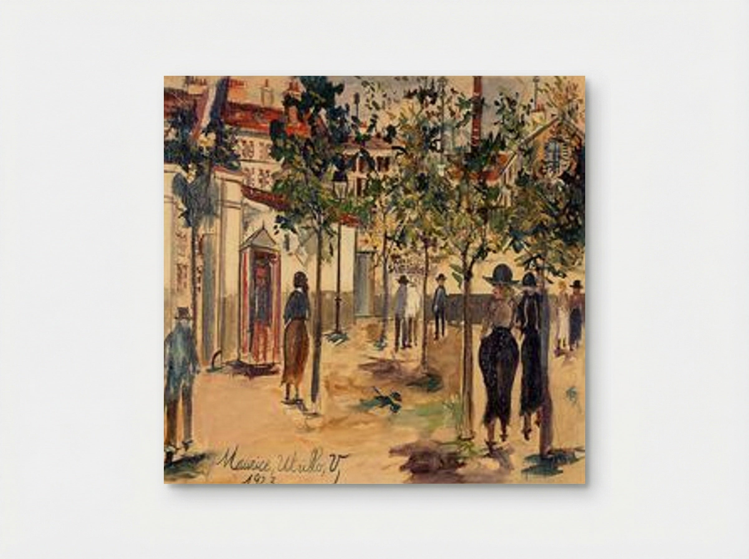 Distillery of Saint-Denis - Maurice Utrillo - Poster