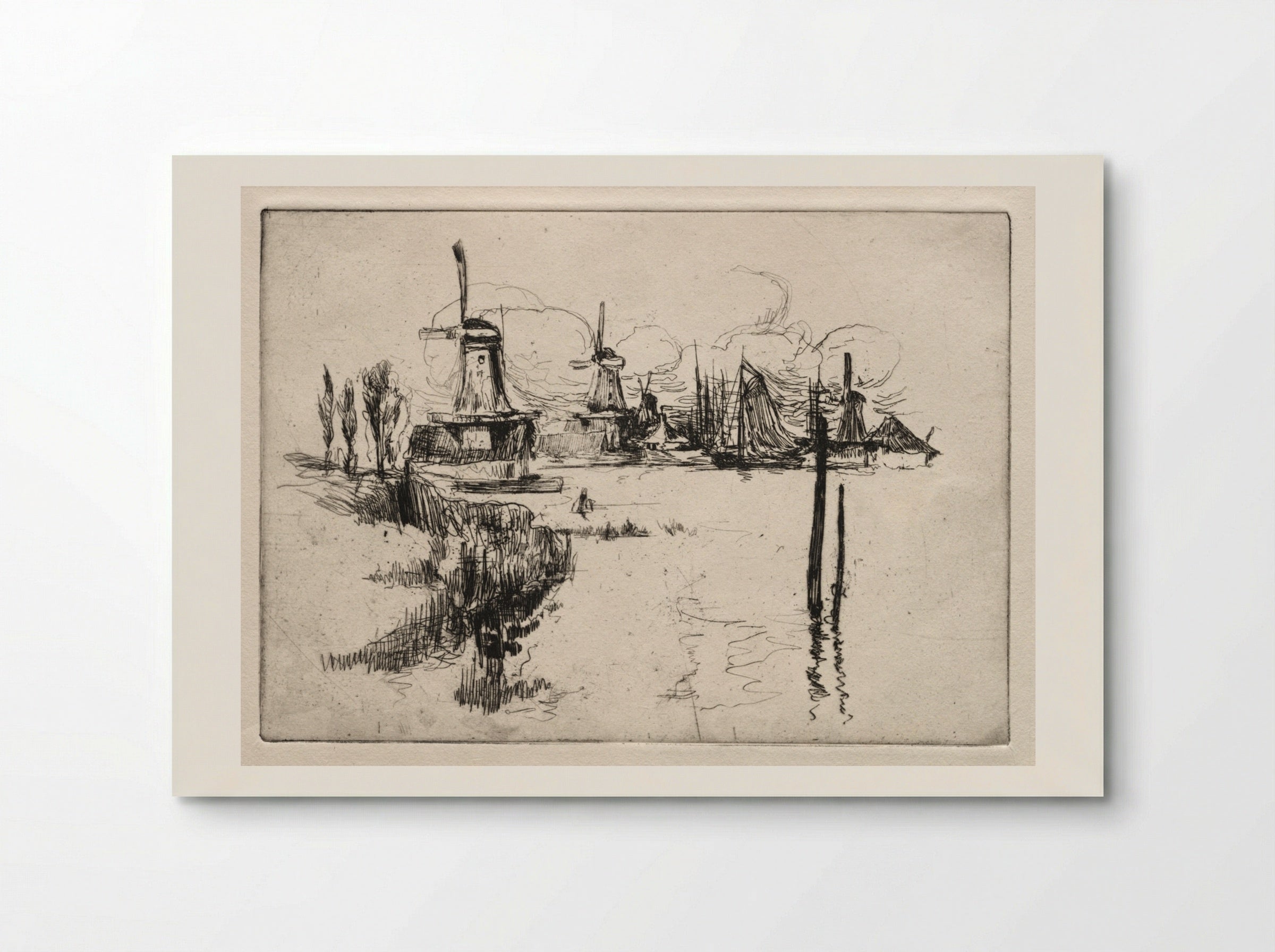 Dordrecht - John Henry Twachtman - Poster
