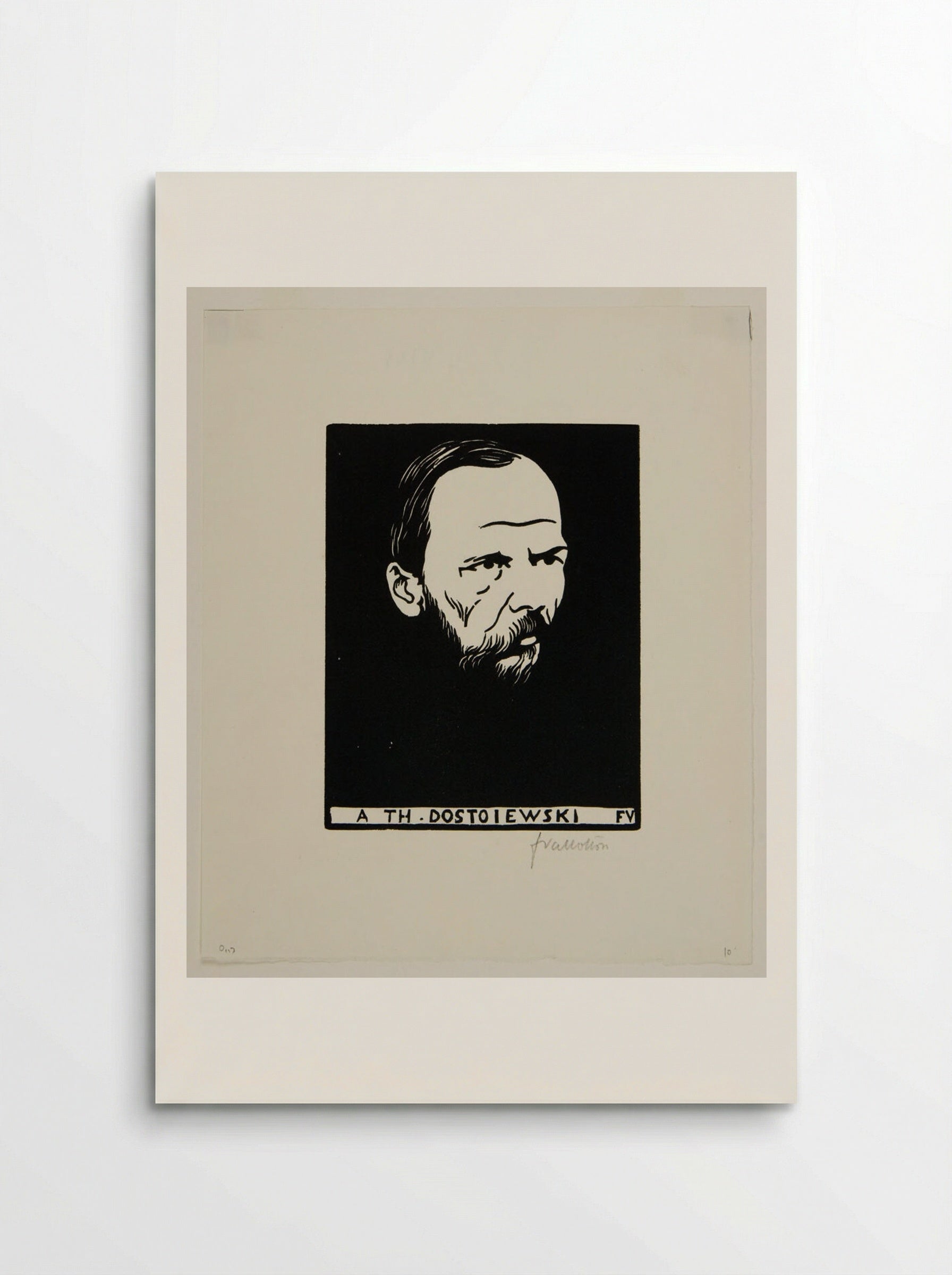 Dostoiewski - Félix Vallotton - Poster