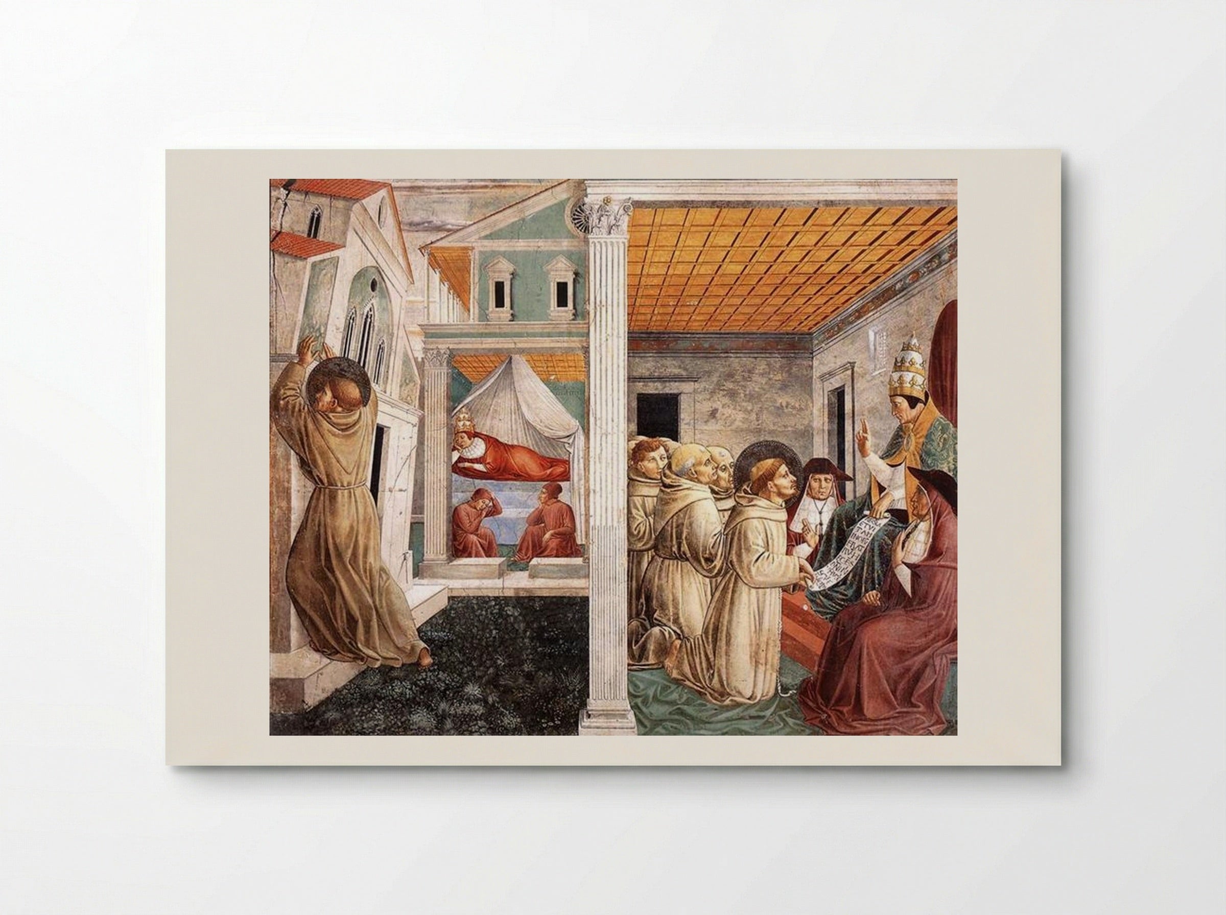 Dream of Innocent III and the Confirmation of the Rule - Benozzo Gozzoli - Poster