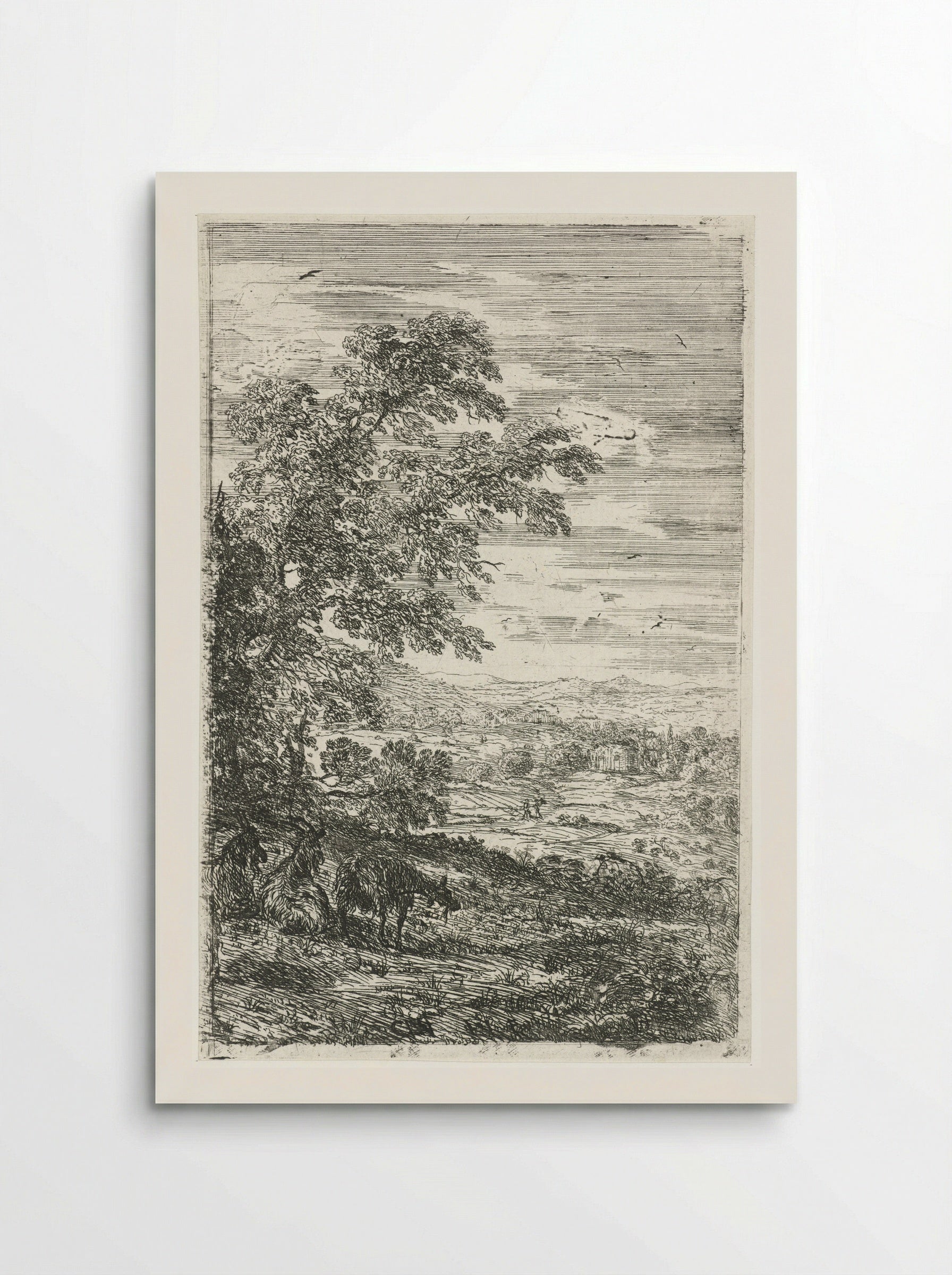Drie geiten - Claude Lorrain - Poster