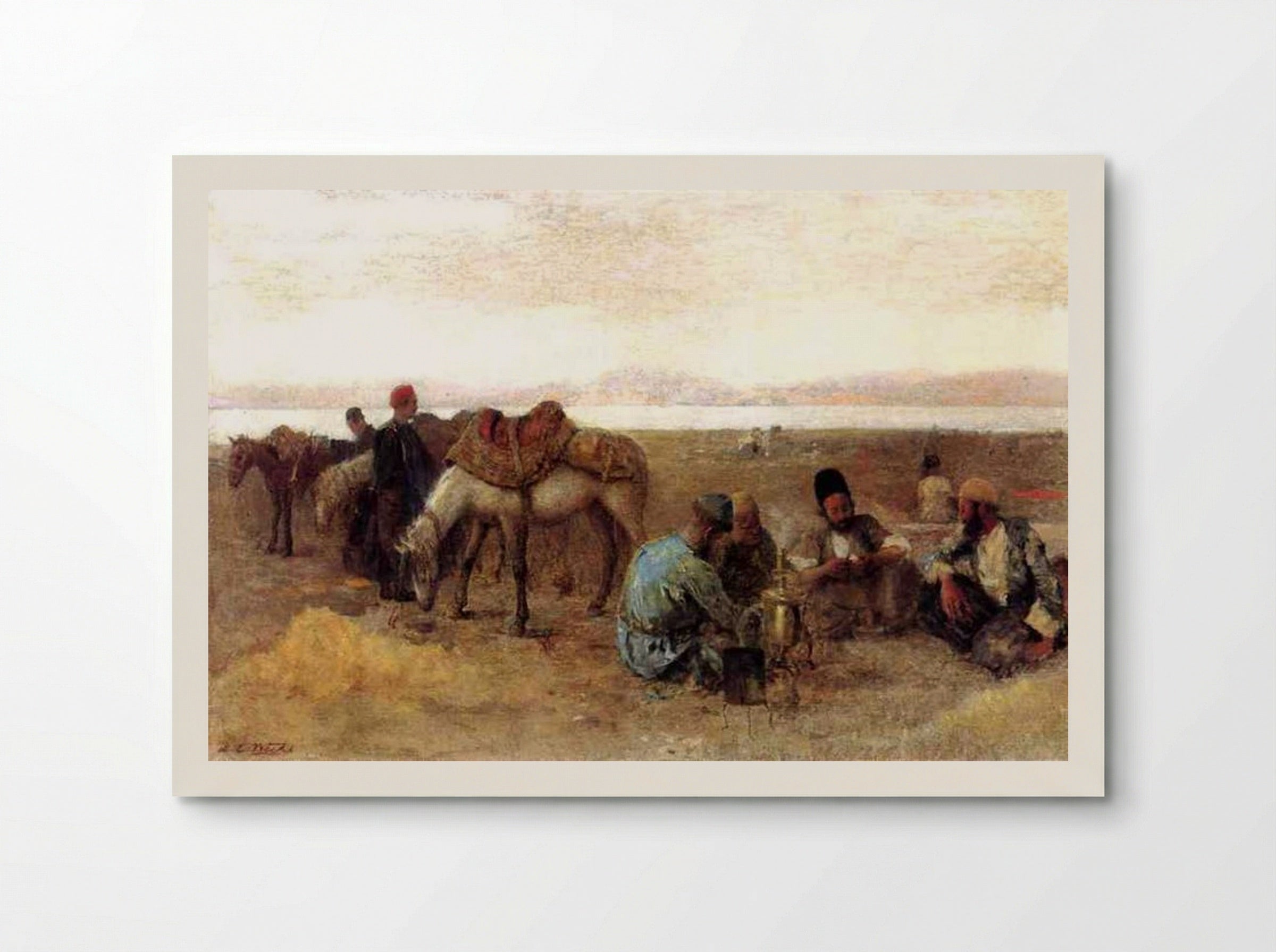 Early Morning by Lake Urumiyah, Persia - Edwin Lord Weeks - Poster