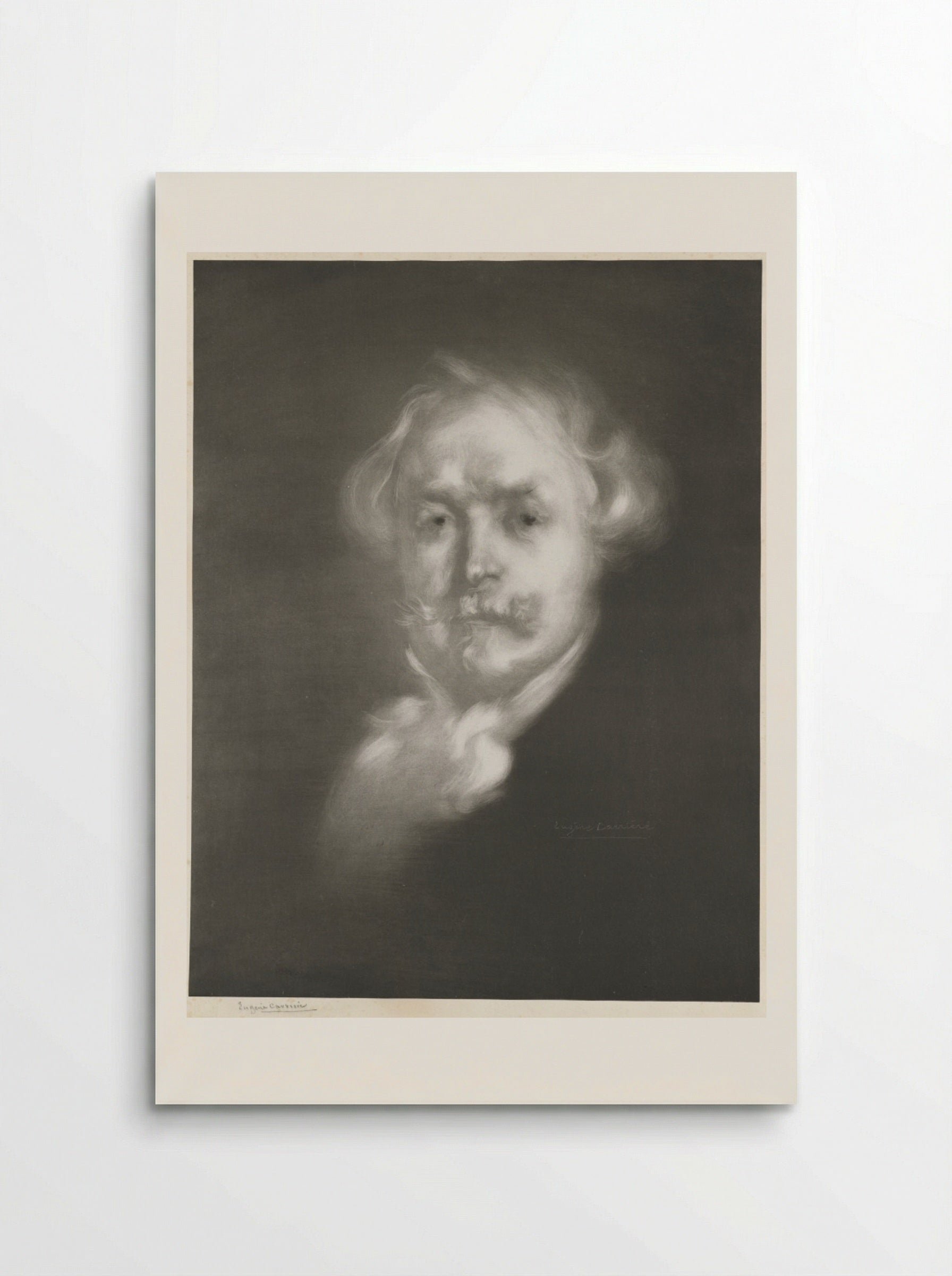 Edmond de Goncourt - Eugène Carrière - Poster