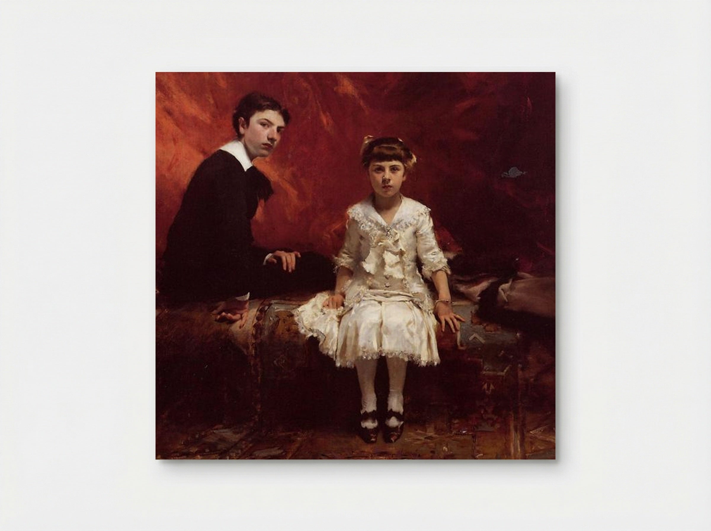 Edouard and Marie-Louise Pailleron - John Singer Sargent - Poster