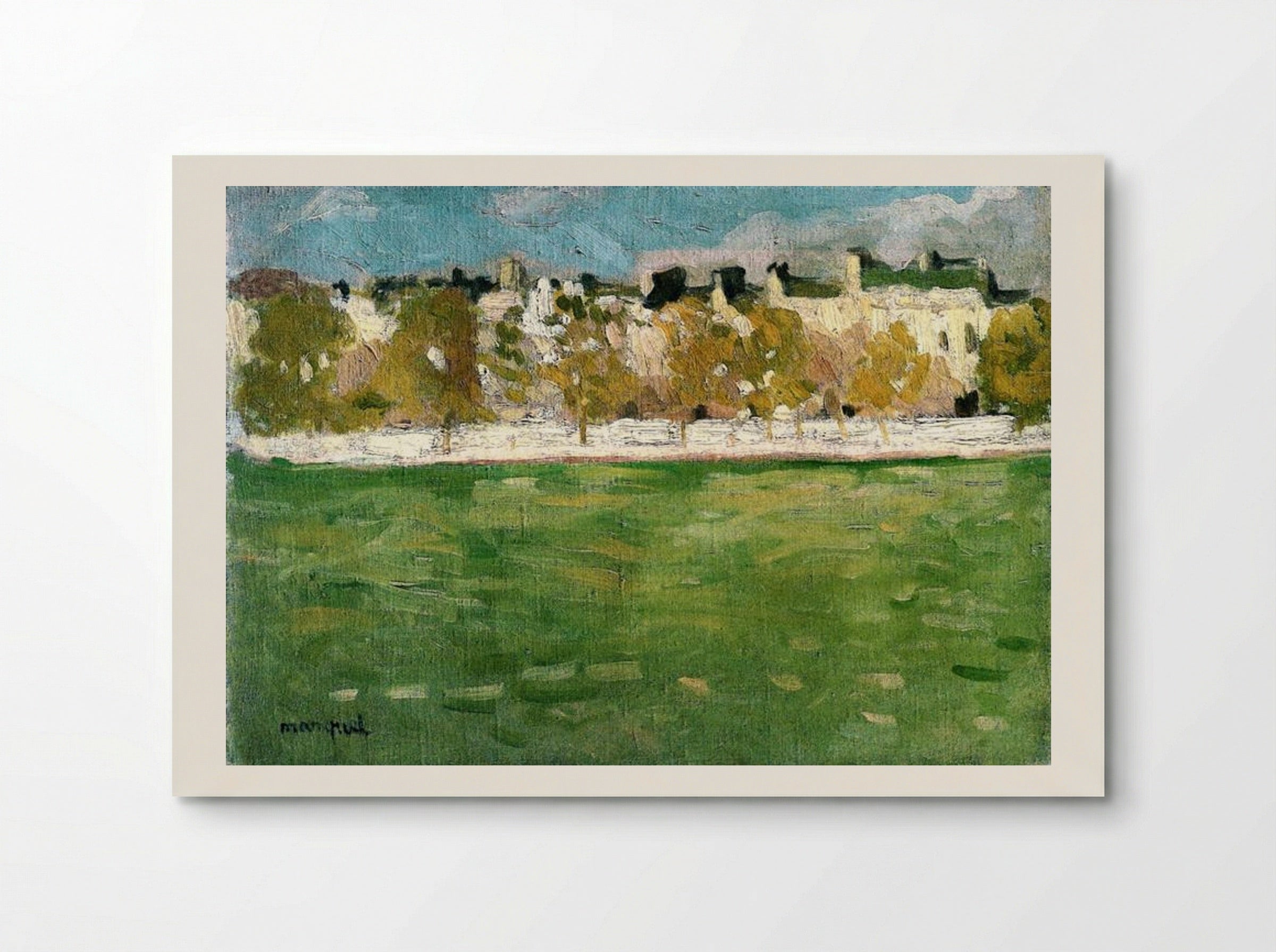 Embankments of the Seine in Paris - Albert Marquet - Poster