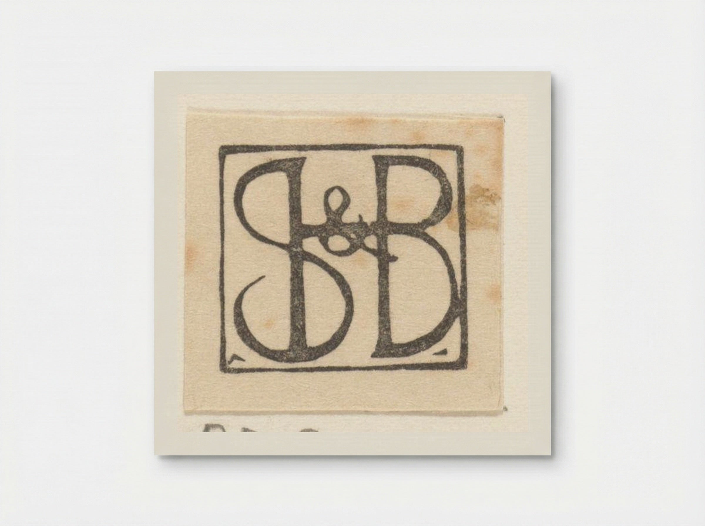 Ex libris voor S. & B. H. - Gerrit Willem Dijsselhof - Poster