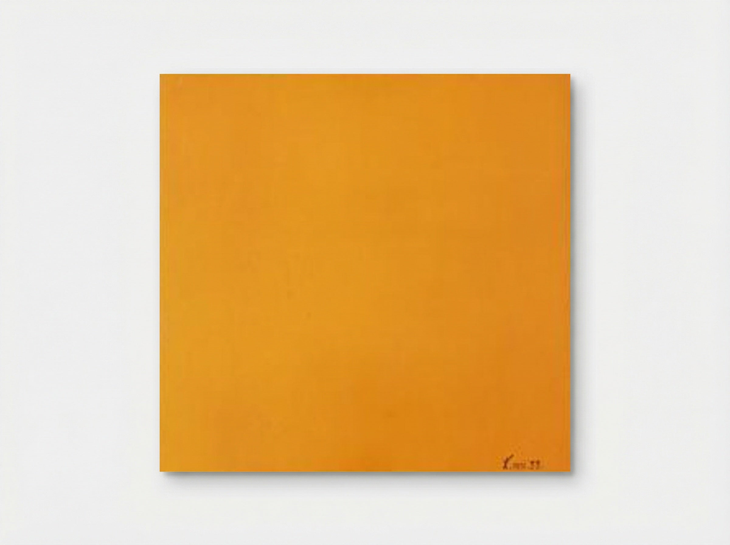 Expression of the Universe of the Color Lead Orange - Yves Klein - Poster