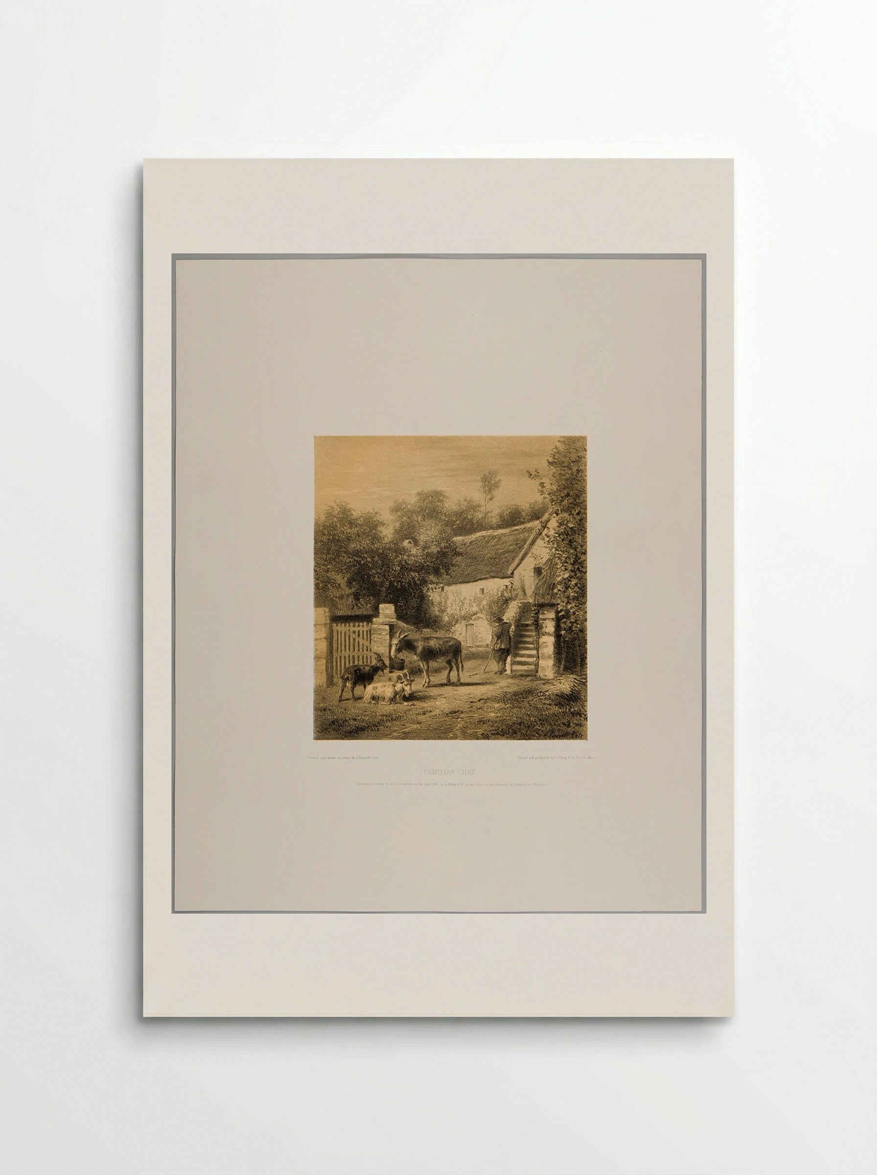Familiar Chat - Joseph Foxcroft Cole - Poster